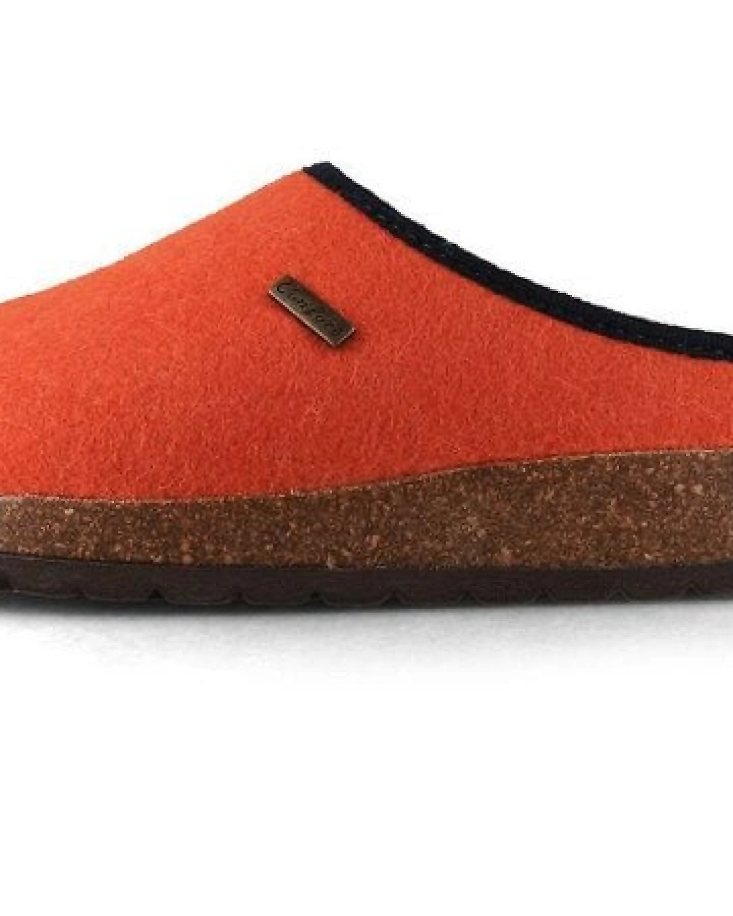 Tuffeln Vegane Hausschuhe im Tiroler Clogs Design - Unisex Filzpantoffeln mit Korkfußbett – Ansicht 4