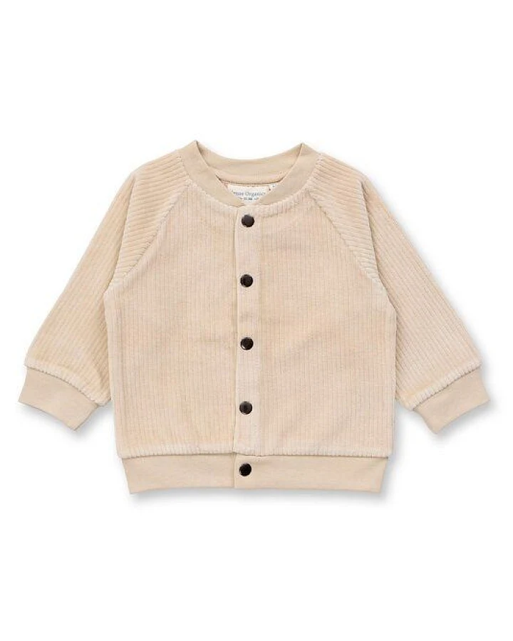 Sense Organics & friends in cooperation with GARY MASH Babyjacke aus kuschligem Nickistoff