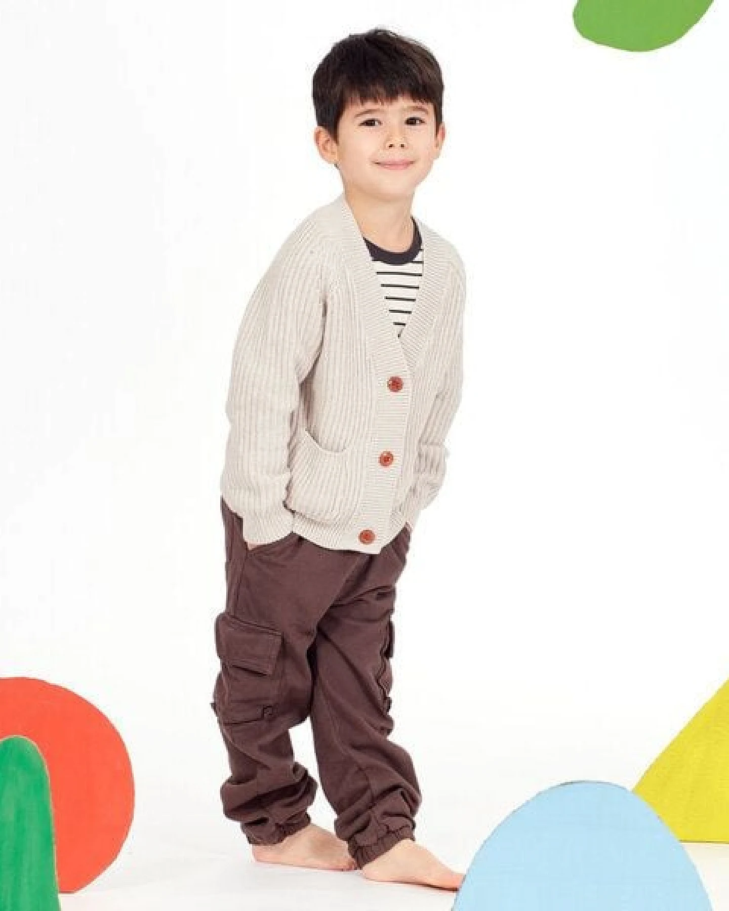 Sense Organics & friends in cooperation with GARY MASH Gefütterte Kinder Cargohose aus aus Biobaumwolle – Ansicht 4