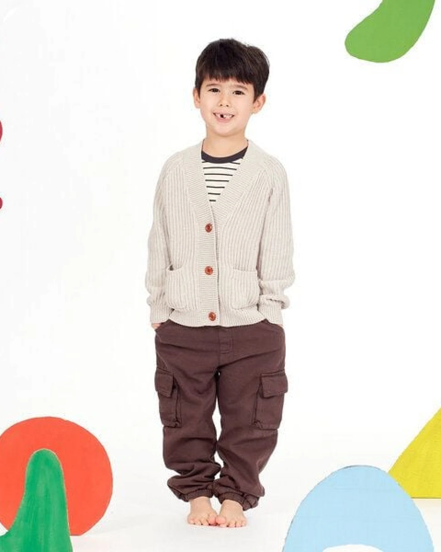 Sense Organics & friends in cooperation with GARY MASH Gefütterte Kinder Cargohose aus aus Biobaumwolle – Ansicht 2