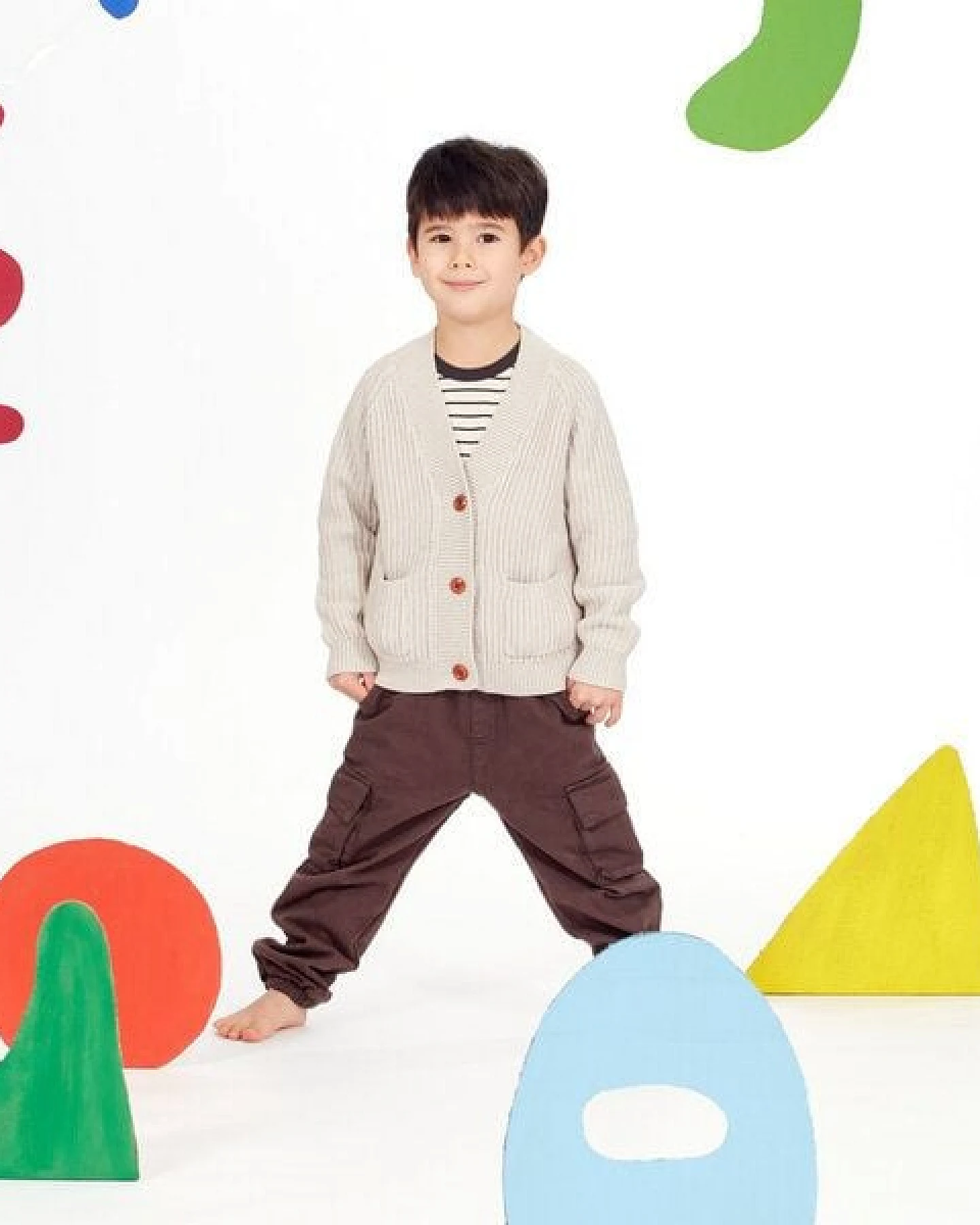 Sense Organics & friends in cooperation with GARY MASH Gefütterte Kinder Cargohose aus aus Biobaumwolle – Ansicht 3