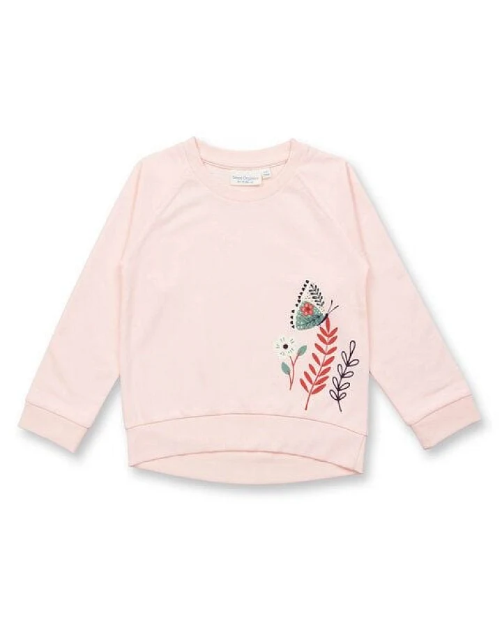 Sense Organics & friends in cooperation with GARY MASH Kinder Sweatshirt mit Stickerei aus Biobaumwolle