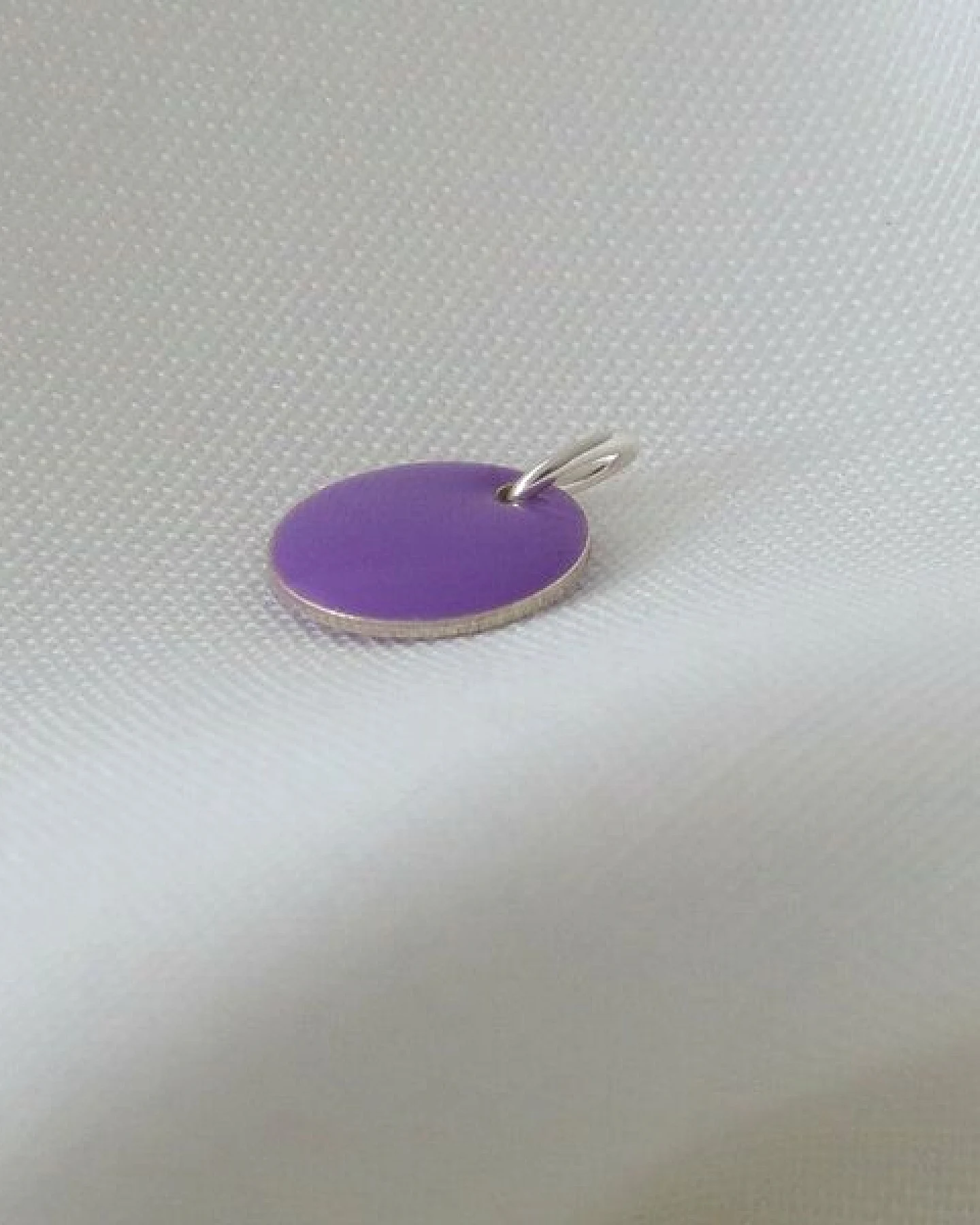 BELLYBIRD Jewellery Halskette - emailliertes Plättchen, Anhänger aus Silber mit Emaille – Ansicht 3