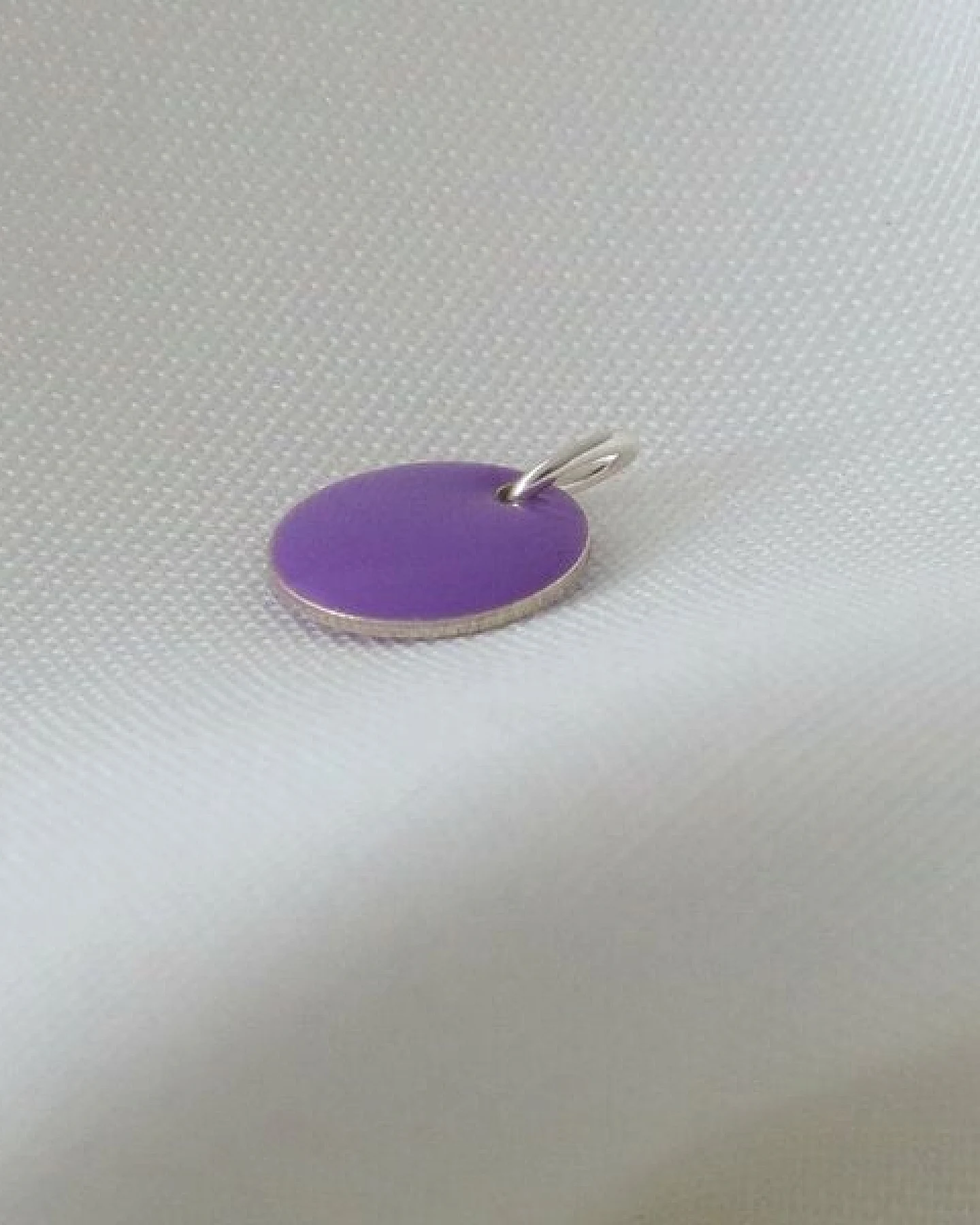 BELLYBIRD Jewellery Halskette - emailliertes Plättchen, Anhänger aus Silber mit Emaille – Ansicht 3