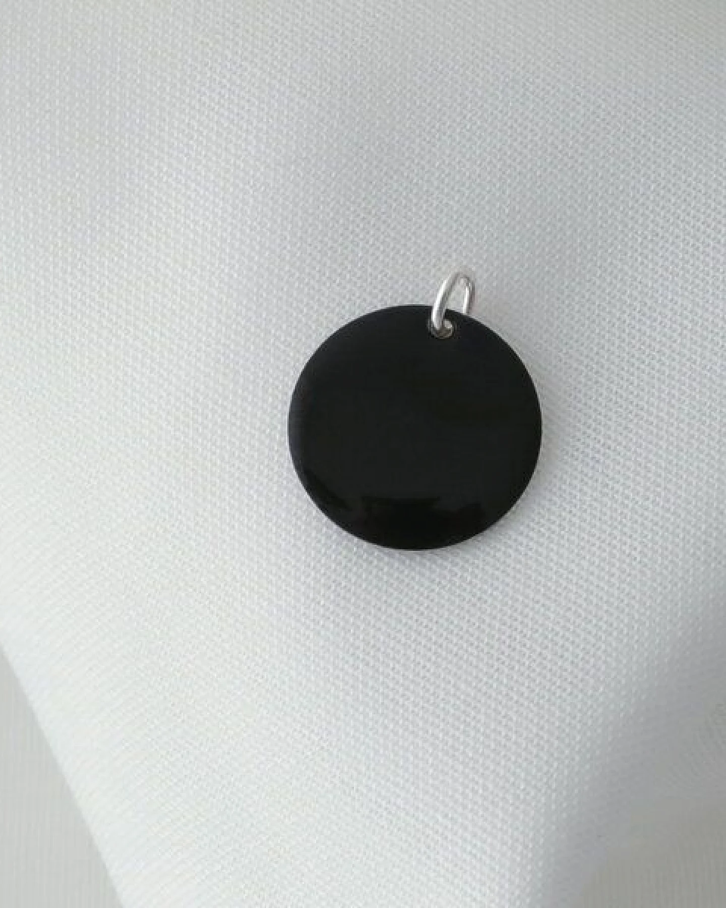 BELLYBIRD Jewellery Halskette - emailliertes Plättchen, Anhänger aus Silber mit Emaille – Ansicht 3