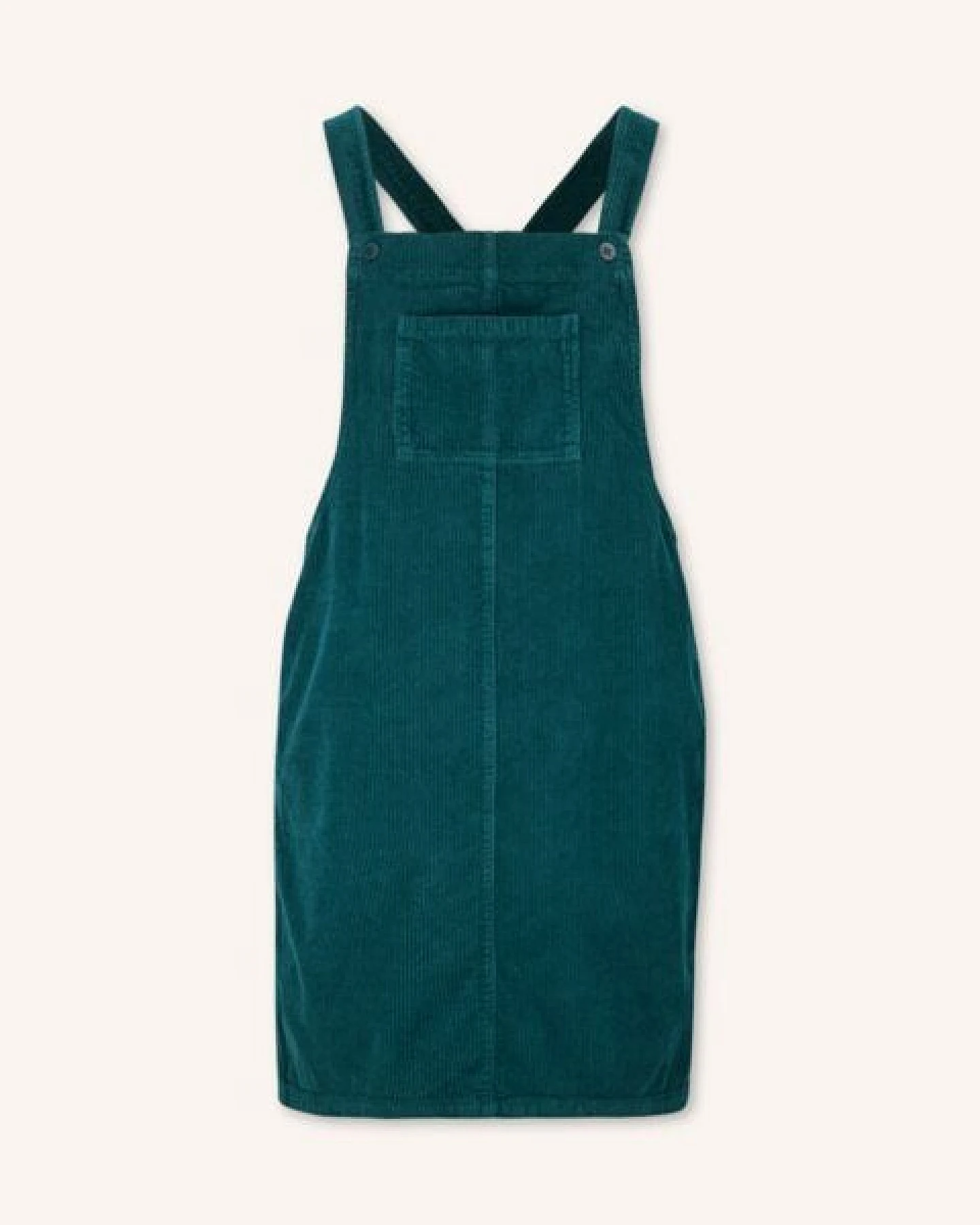 NORDLICHT Damen Cord Kleid Latzkleid aus 100% Bio-Baumwolle MIKA – Ansicht 2