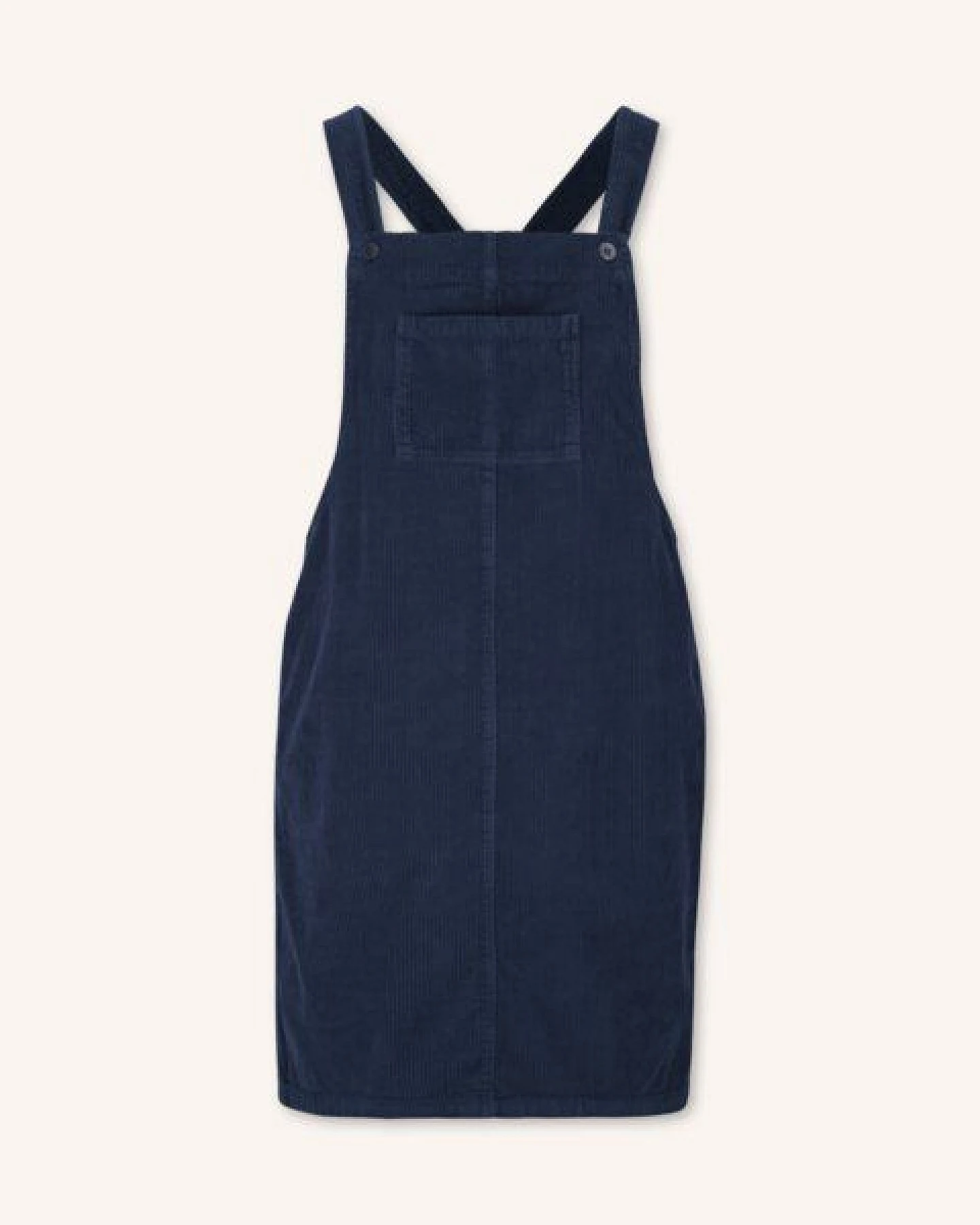 NORDLICHT Damen Cord Kleid Latzkleid aus 100% Bio-Baumwolle MIKA – Ansicht 2
