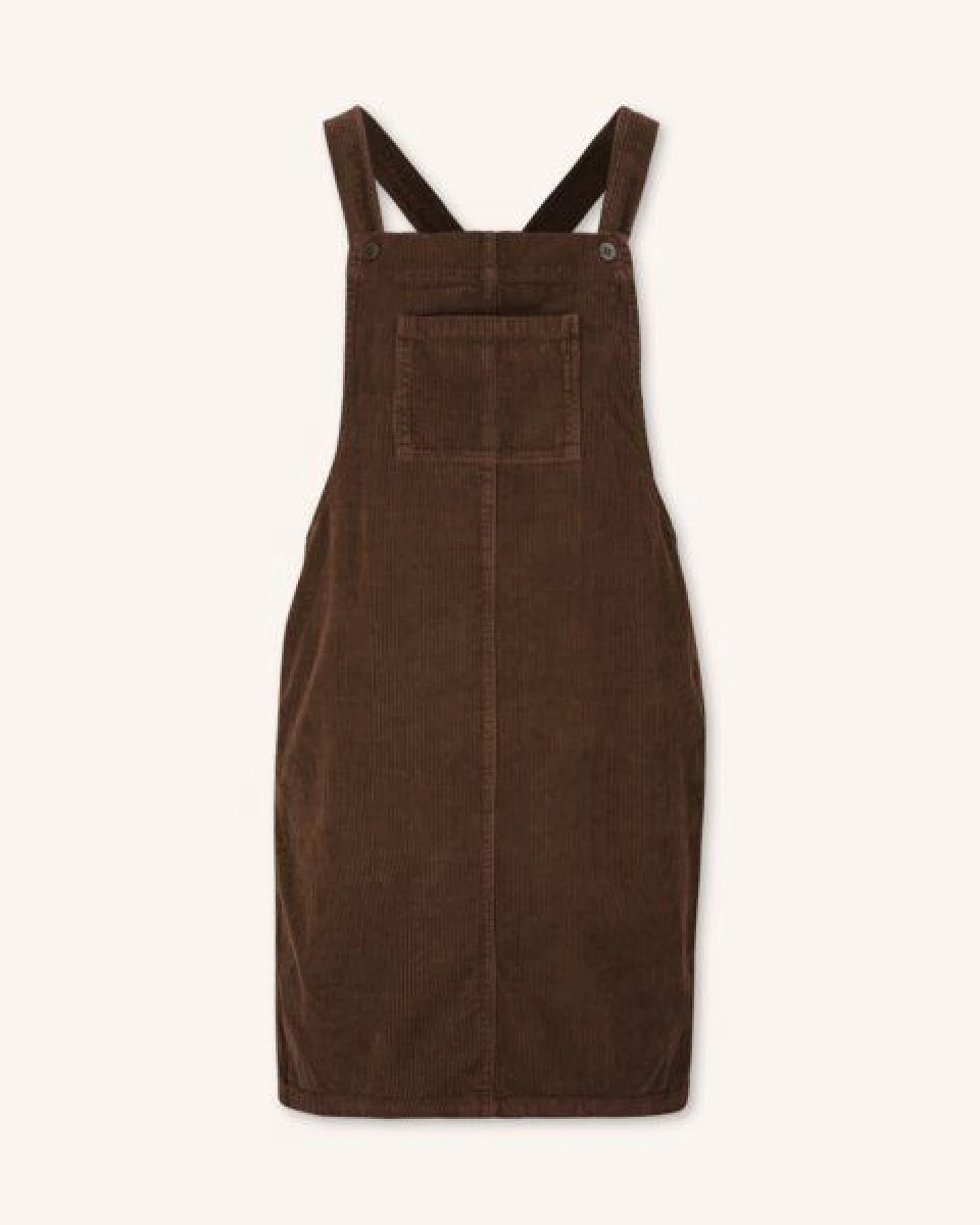 NORDLICHT Damen Cord Kleid Latzkleid aus 100% Bio-Baumwolle MIKA – Ansicht 2