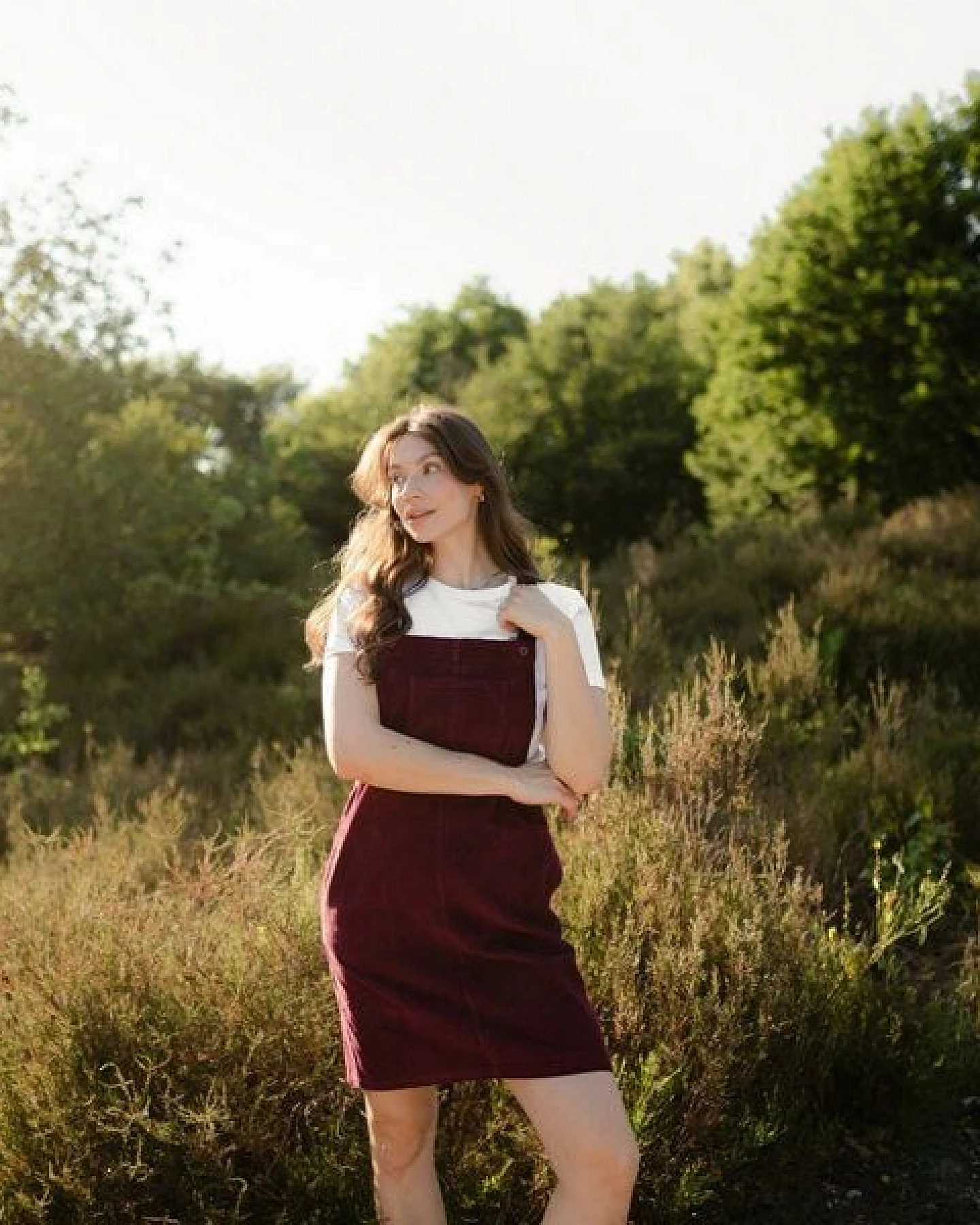 NORDLICHT Damen Cord Kleid Latzkleid aus 100% Bio-Baumwolle MIKA – Ansicht 4