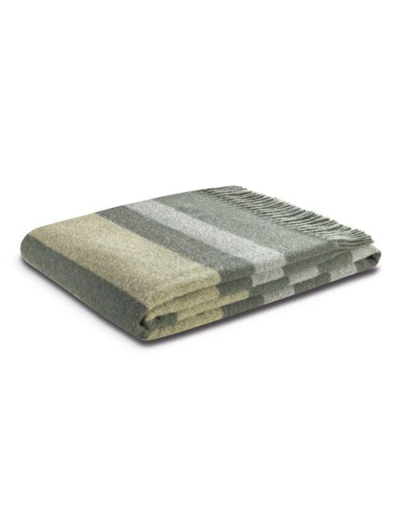 biederlack Plaid Wohndecke Charming Wolle-Kaschmir-Mix tolle Strip Farben – Ansicht 4