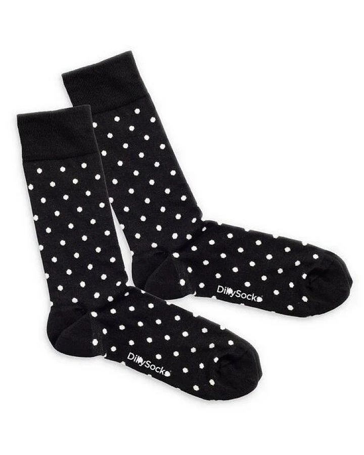 DillySocks Socken Tiny Phantom Dots aus Biobaumwoll-Mix
