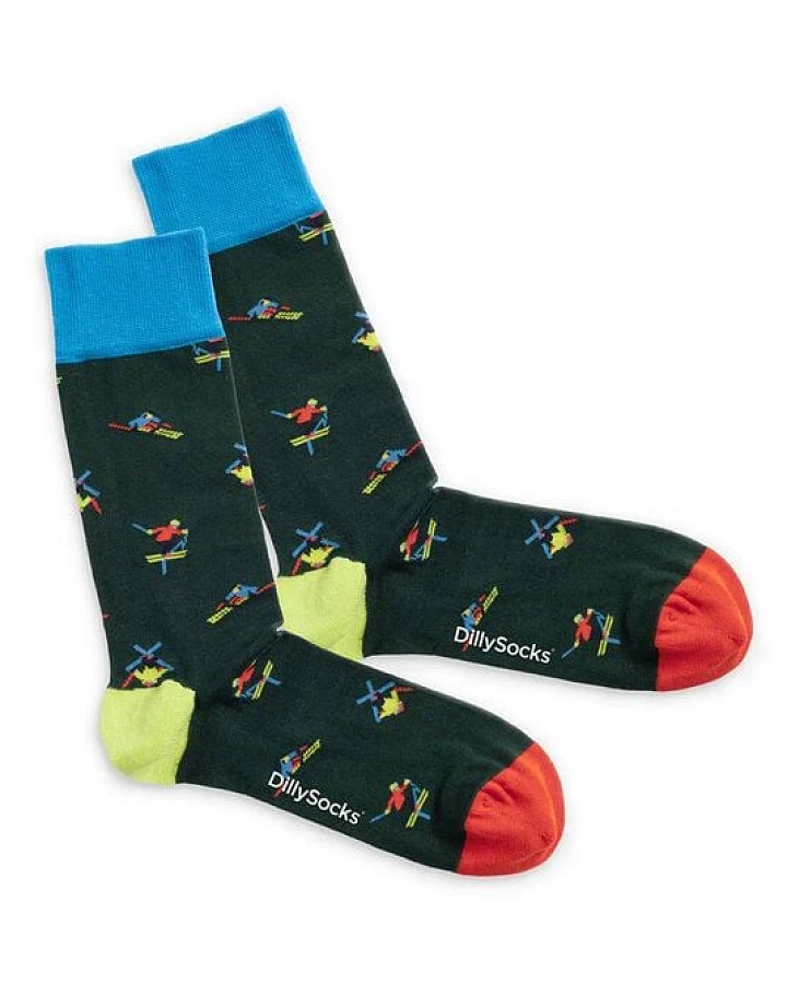 DillySocks Socken Ski Free aus Biobaumwoll-Mix