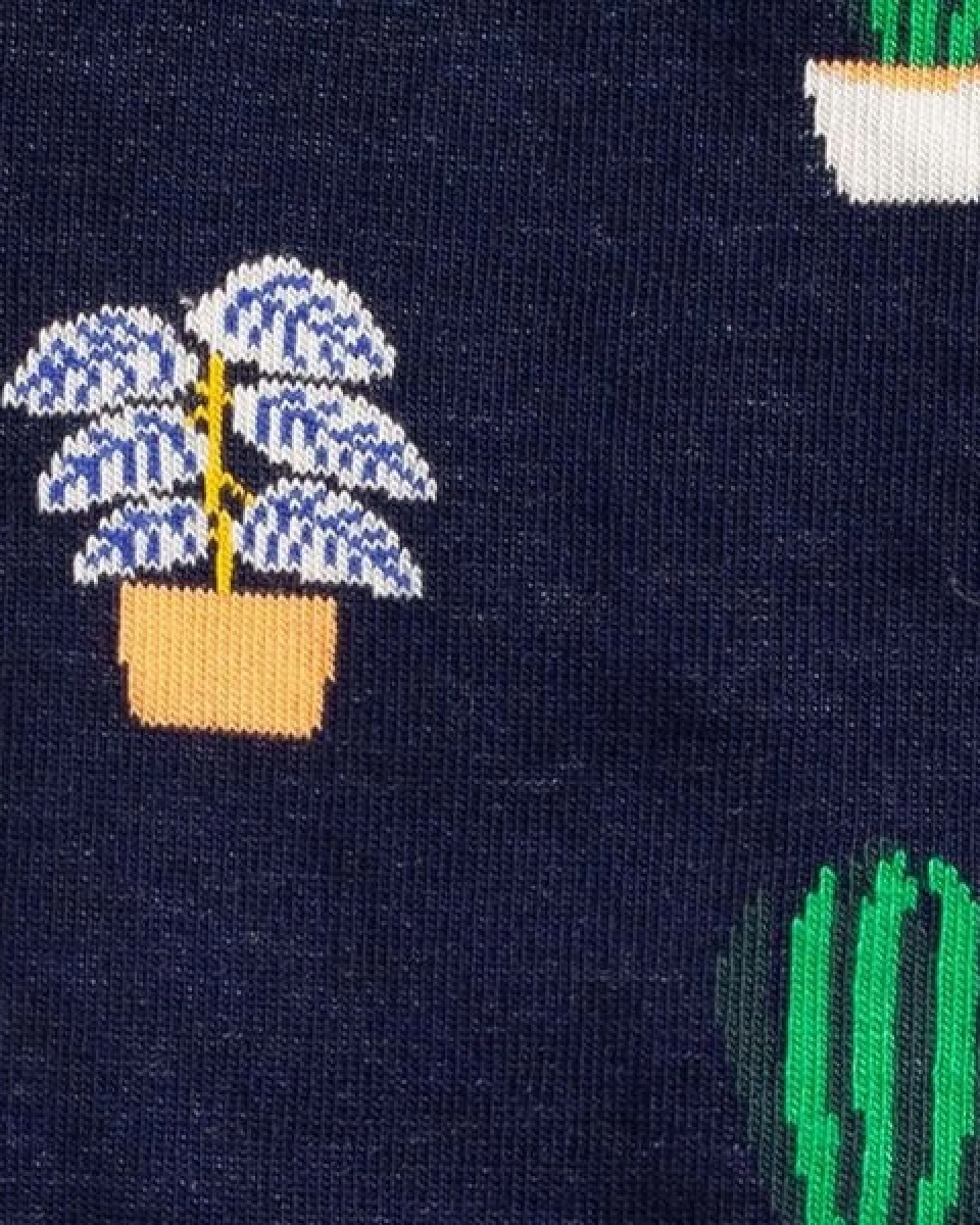 DillySocks Socken Green Thumb aus Biobaumwoll-Mix – Ansicht 3