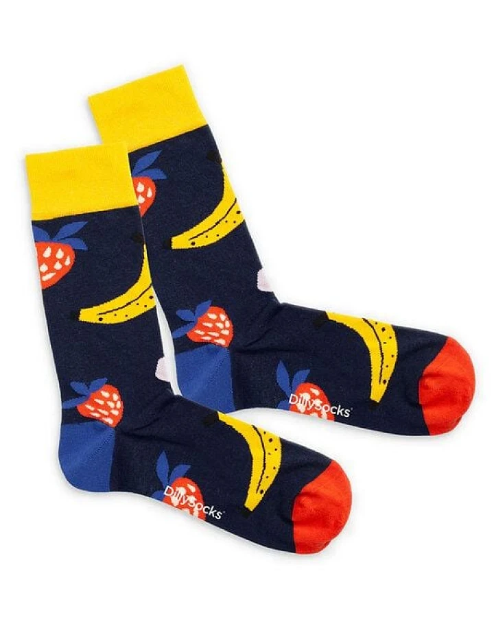 DillySocks Socken Fruit of the Boom aus Biobaumwoll-Mix