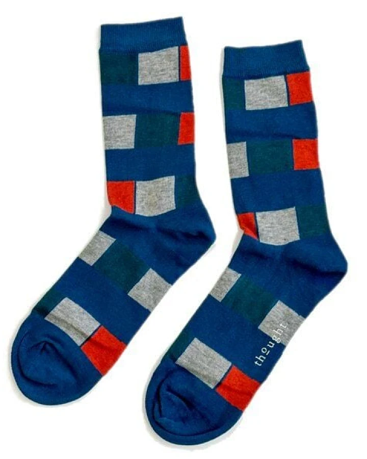 Thought Kästchen-Socken