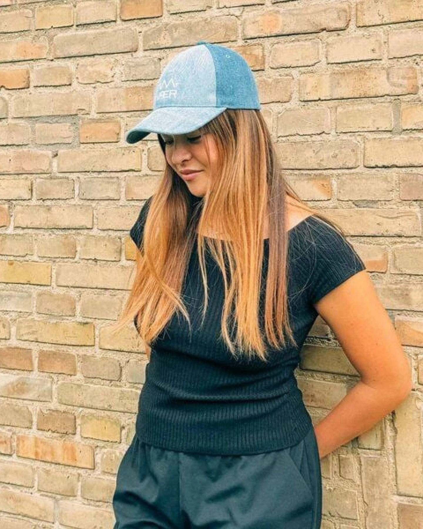 VAER Nachhaltige Käppie: Upcycled / Vegan - Denim Whirl – Ansicht 3