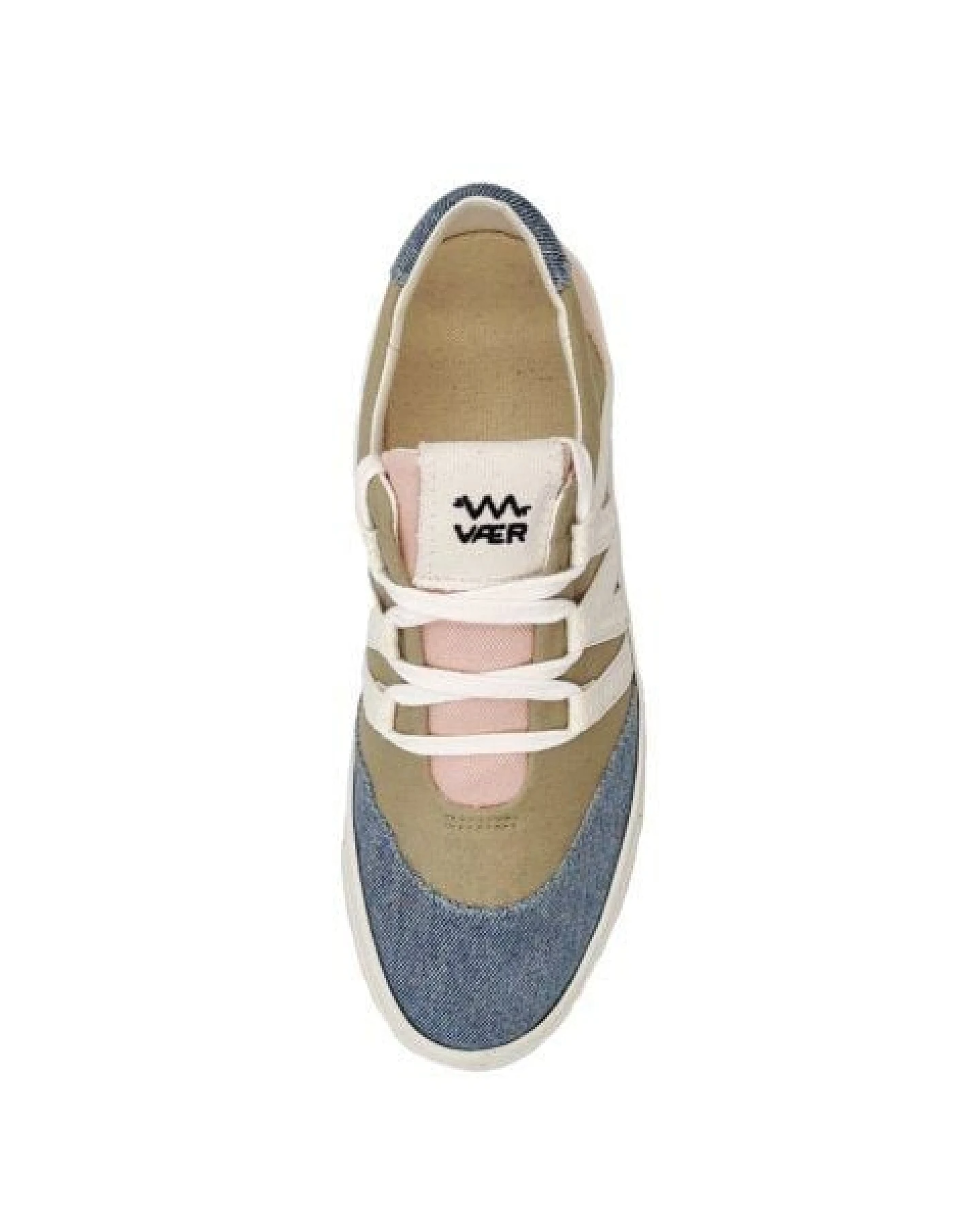 VAER LIMITIERT Pastell Phoenix Nachhaltiger Sneaker - Recycled / Upcycled / Zirkulär / Vegan – Ansicht 2