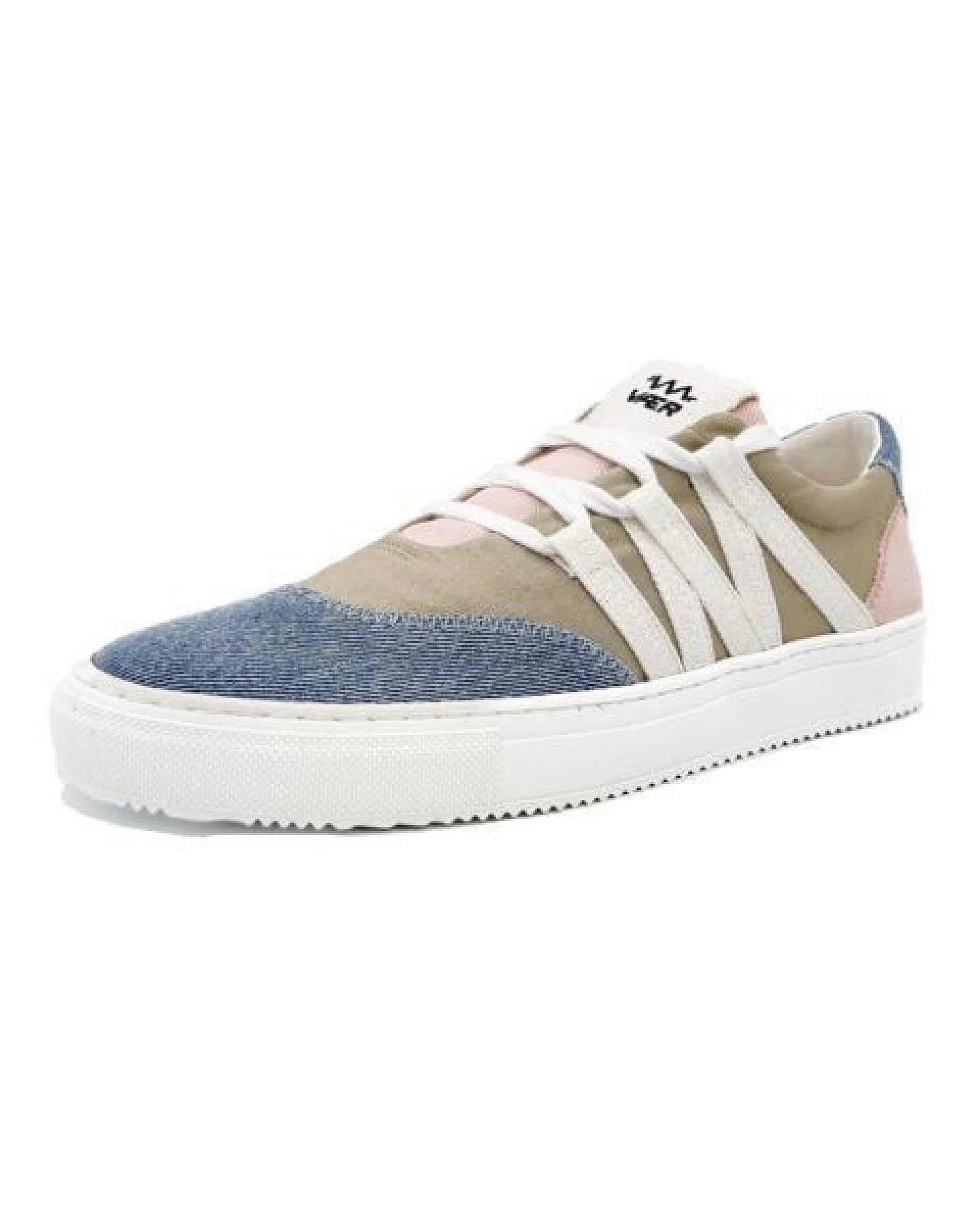 VAER LIMITIERT Pastell Phoenix Nachhaltiger Sneaker - Recycled / Upcycled / Zirkulär / Vegan – Ansicht 3