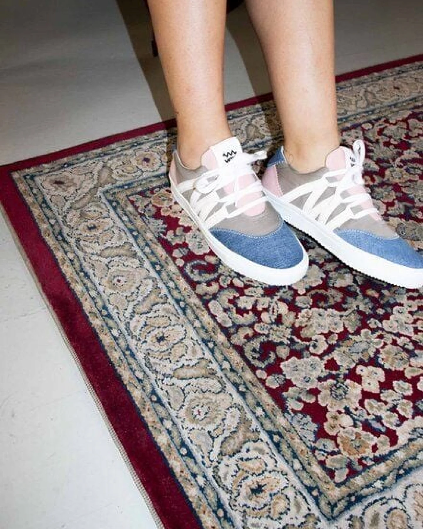 VAER LIMITIERT Pastell Phoenix Nachhaltiger Sneaker - Recycled / Upcycled / Zirkulär / Vegan – Ansicht 4