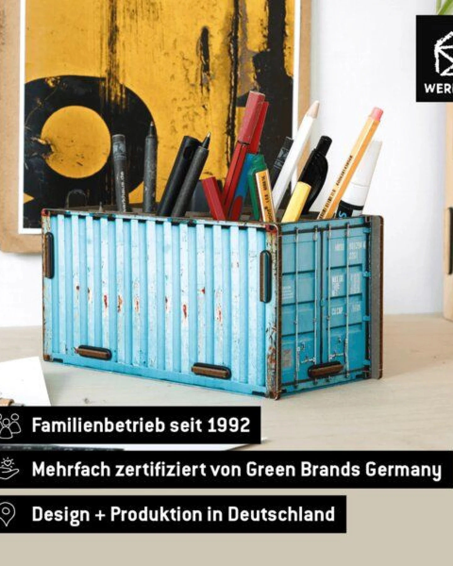 WERKHAUS Container - Stiftebox Türkis – Ansicht 4
