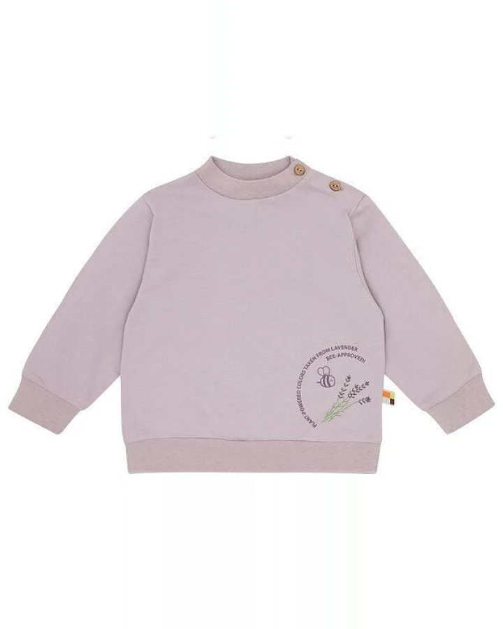 loud + proud Babys & Kinder Sweatshirt mit Pflanzenfarben gefärbt, GOTS zertifiziert
