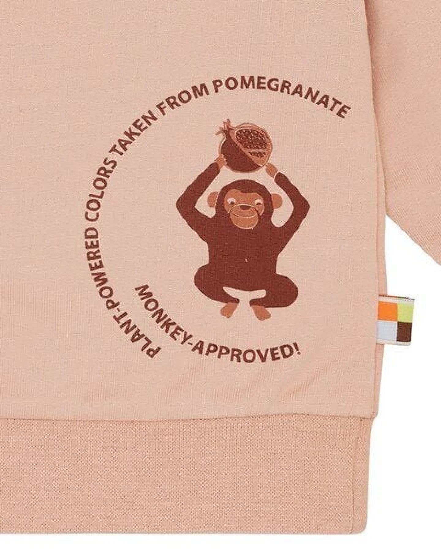 loud + proud Babys & Kinder Sweatshirt mit Pflanzenfarben gefärbt, GOTS zertifiziert – Ansicht 3