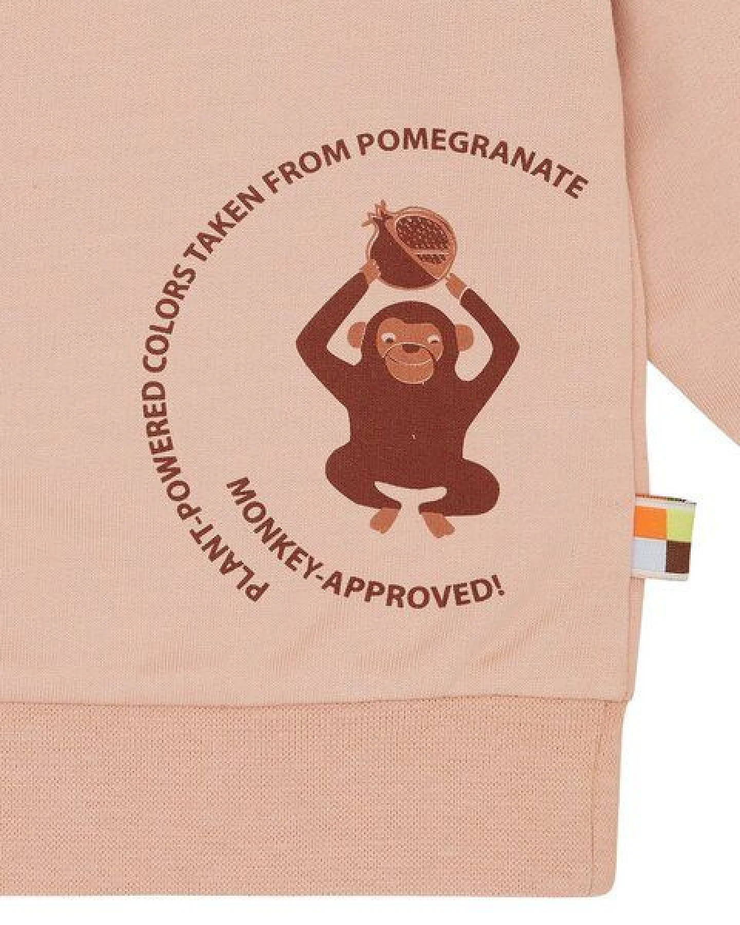 loud + proud Babys & Kinder Sweatshirt mit Pflanzenfarben gefärbt, GOTS zertifiziert – Ansicht 3