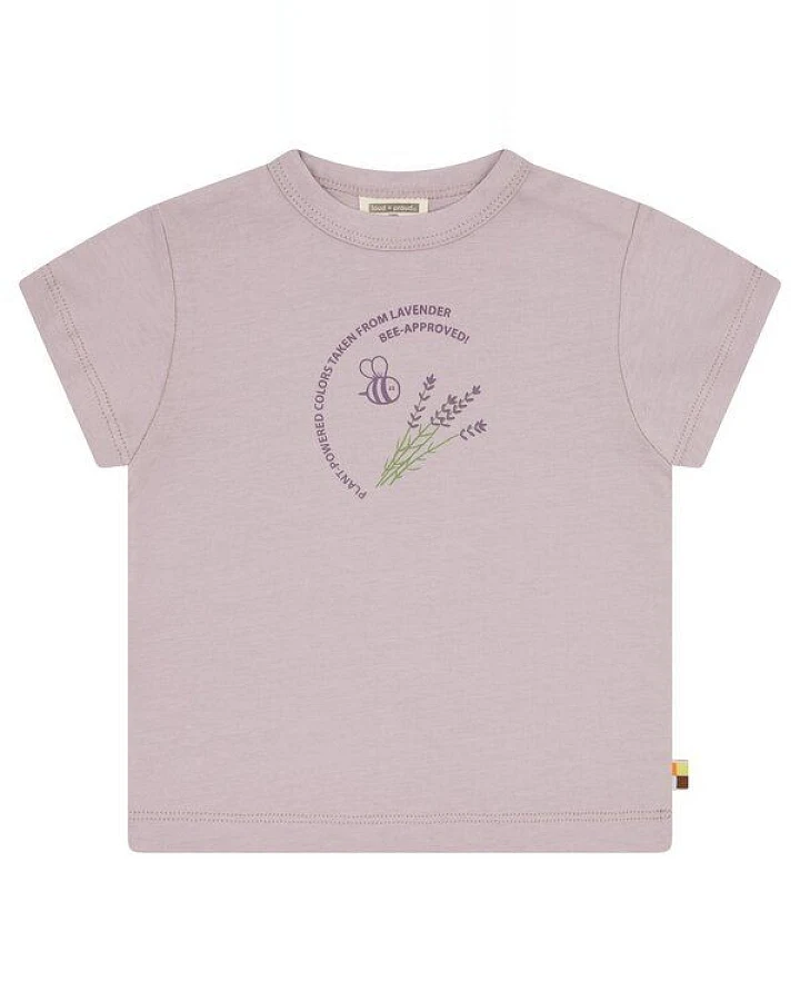 loud + proud Babys & Kinder T-Shirt mit Pflanzenfarben gefärbt, GOTS zertifiziertert