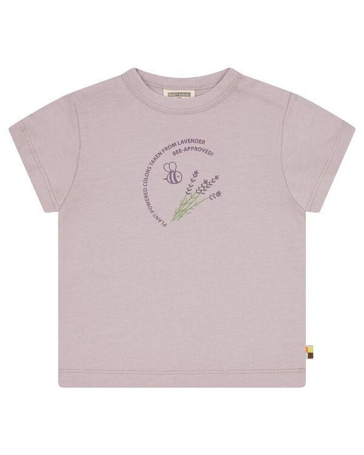 loud + proud Babys & Kinder T-Shirt mit Pflanzenfarben gefärbt, GOTS zertifiziertert