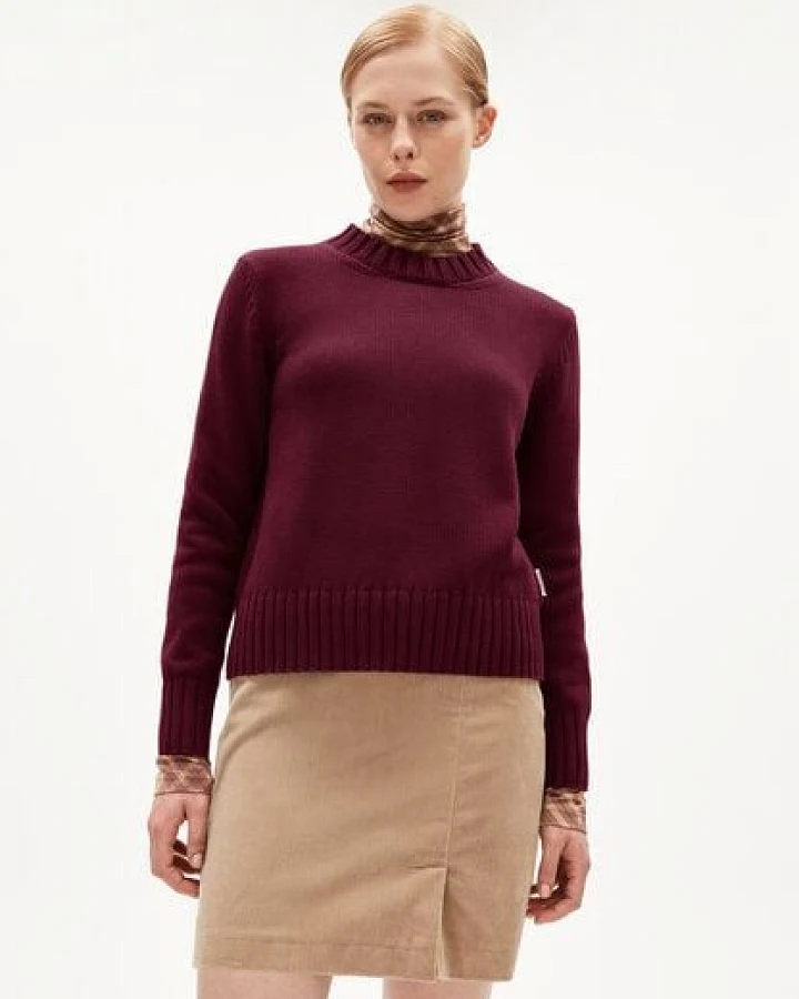 ARMEDANGELS AMALIAAS EREN COTTON - Damen Pullover Relaxed Fit aus Bio-Baumwolle