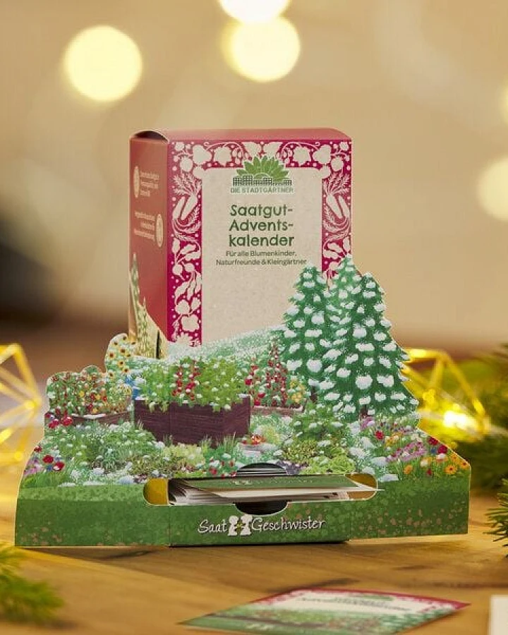 Die Stadtgärtner Saatgut-Adventskalender "Winterlandschaft"