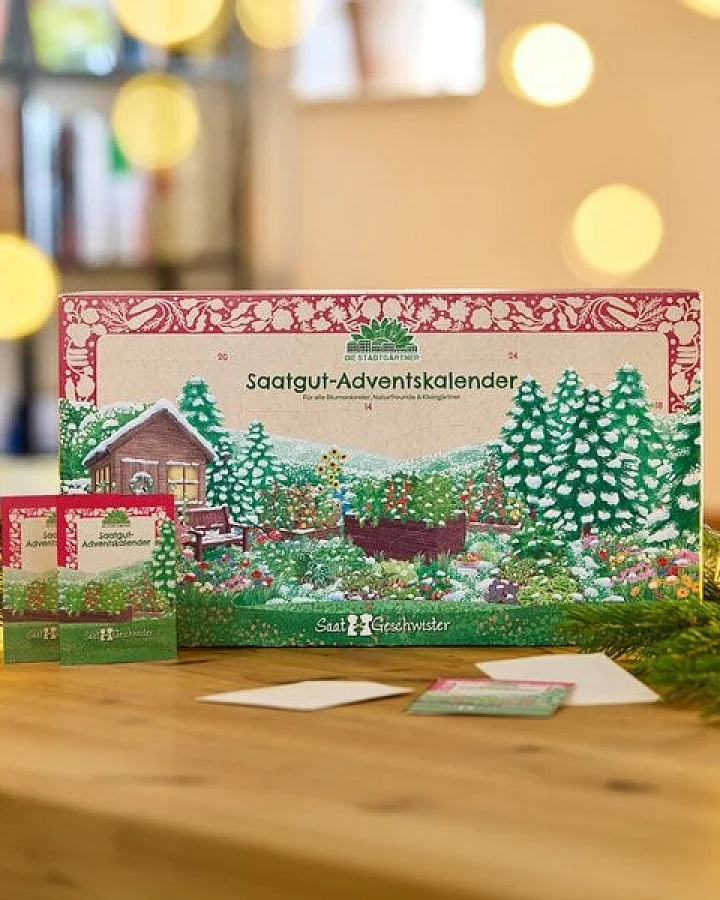Die Stadtgärtner Saatgut-Adventskalender mit Türchen