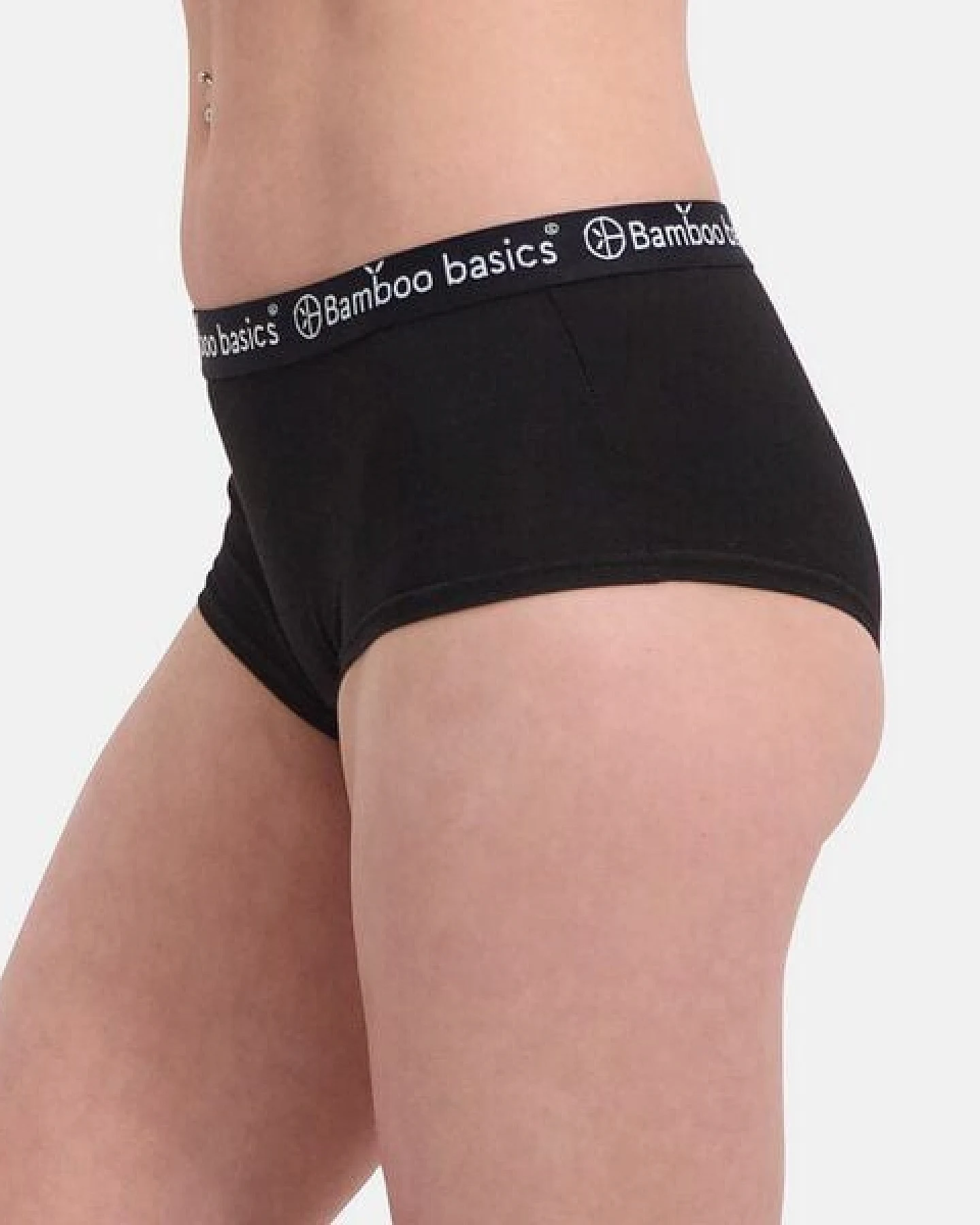 Bamboo Basics Nahtloser Damen Hipster-Slip IRIS aus Bambusviskose / Biobaumwolle (2er Pack) – Ansicht 4