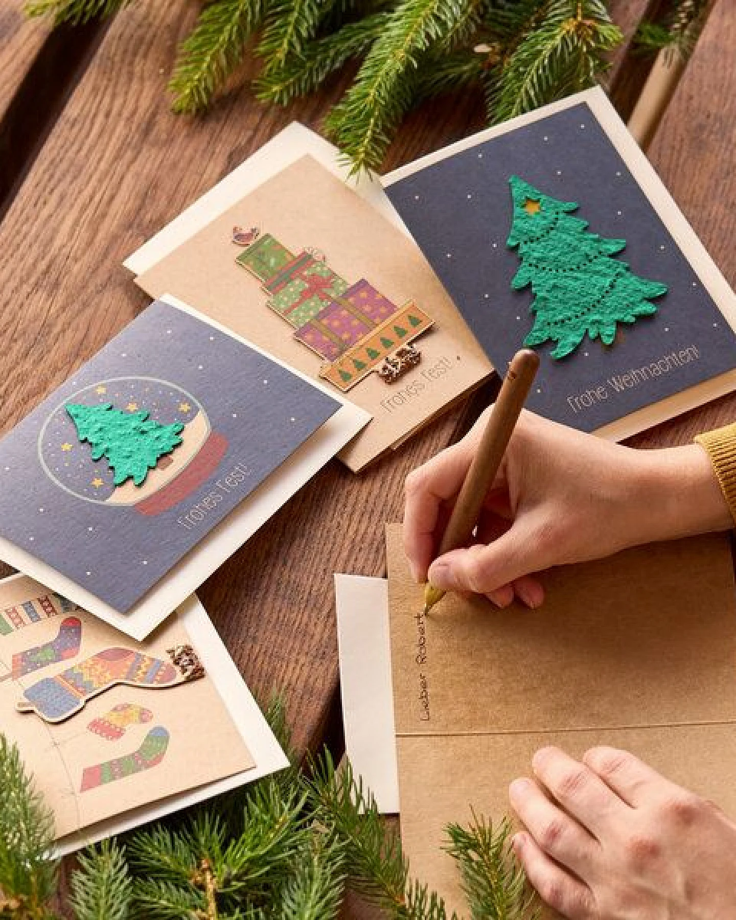 Die Stadtgärtner Weihnachtskarten Grußkarten Set I Außergewöhnliche Karten für Weihnachten und deine Weihnachtsgrüße – Ansicht 2