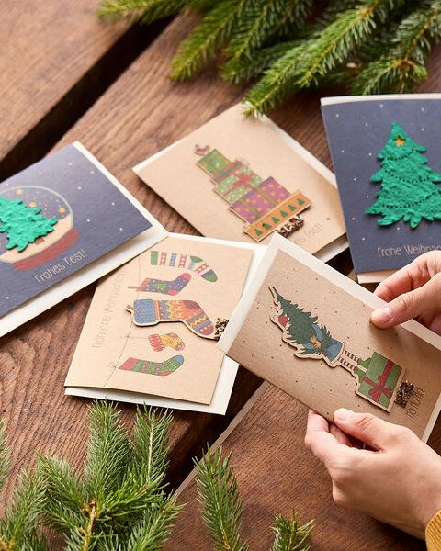 Die Stadtgärtner Weihnachtskarten Grußkarten Set I Außergewöhnliche Karten für Weihnachten und deine Weihnachtsgrüße – Ansicht 3
