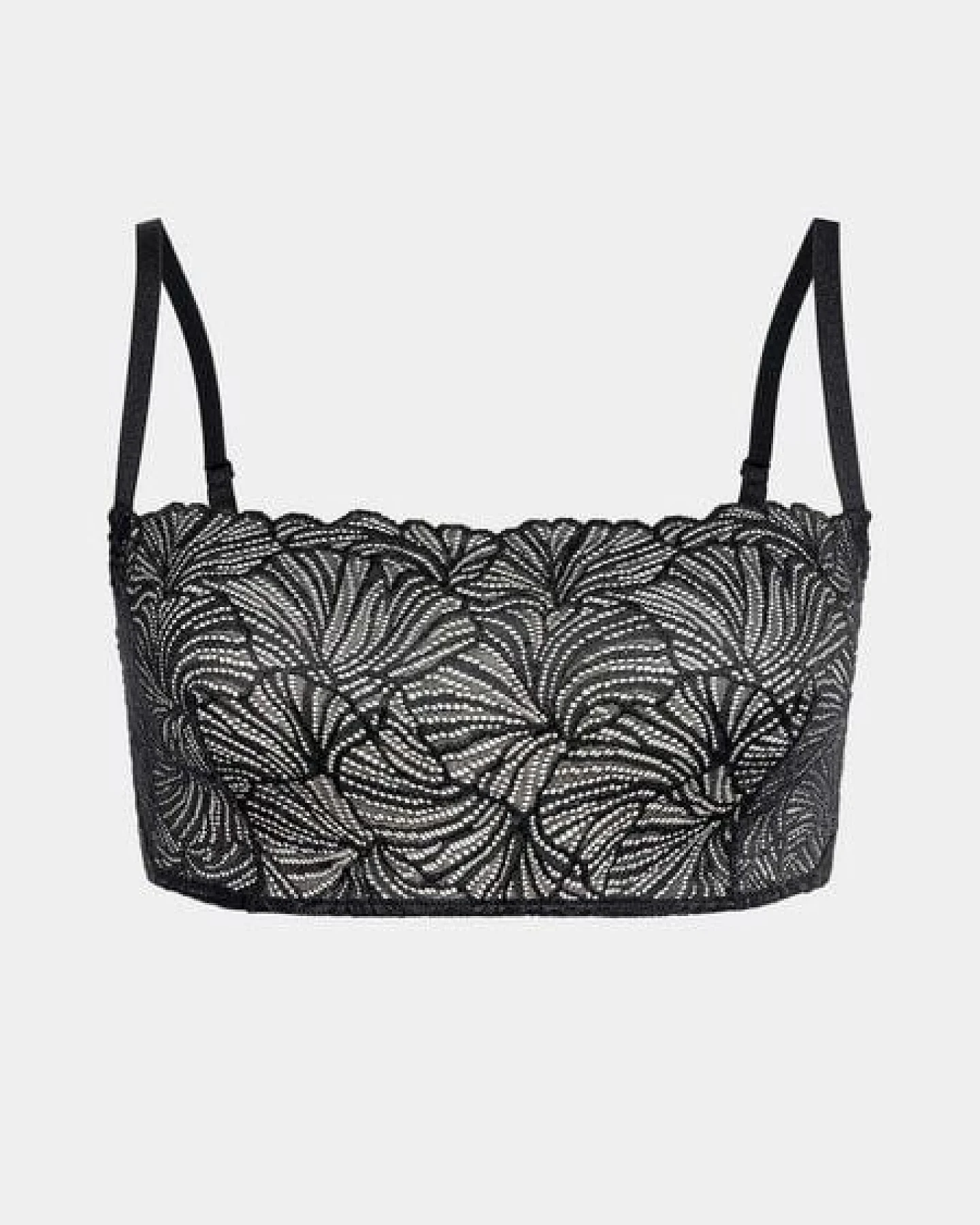erlich textil Fluid Lace bügelloser Bandeau Bralette mit Spitze aus recyceltem Polyamid, made in Europe – Ansicht 4