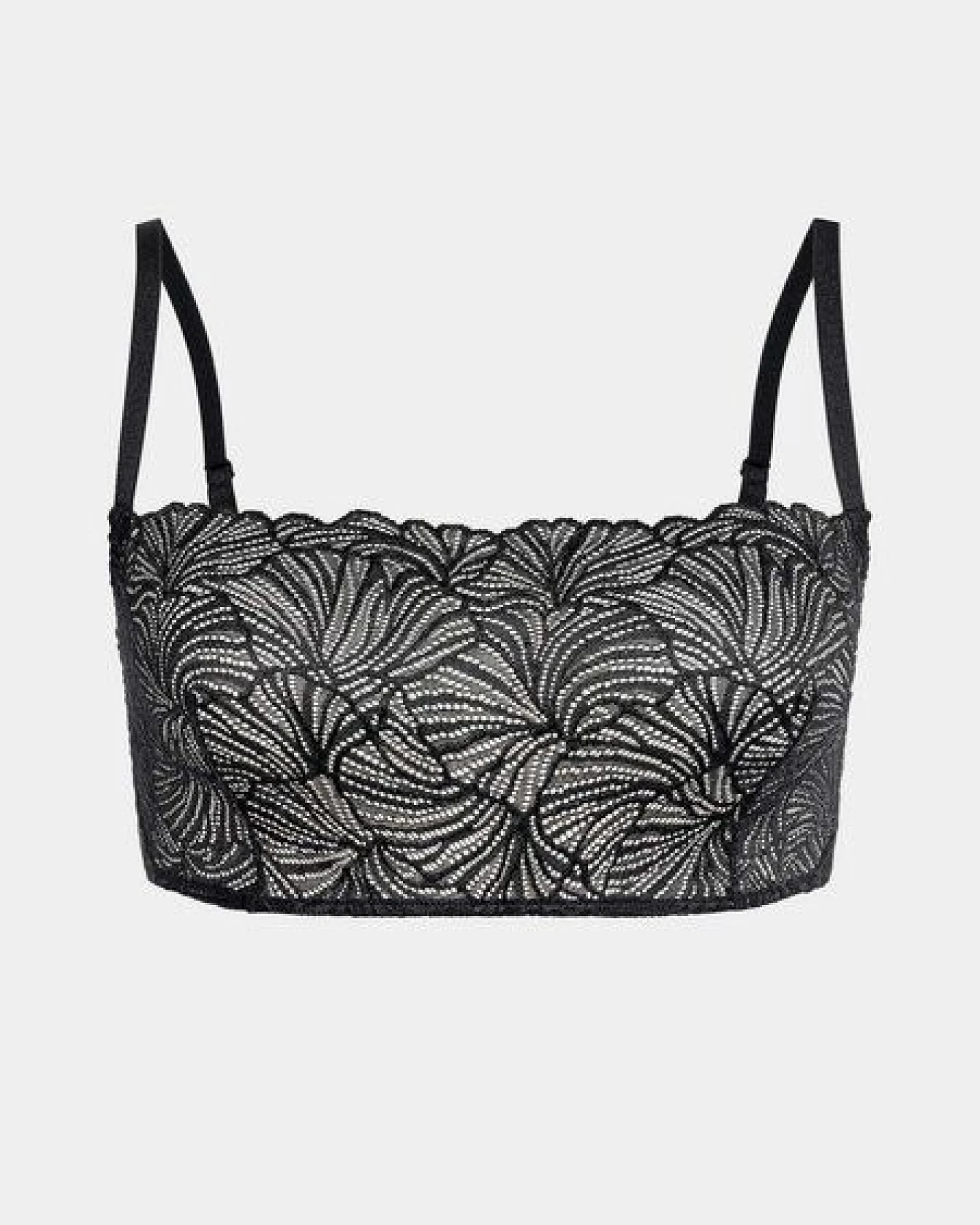 erlich textil Fluid Lace bügelloser Bandeau Bralette mit Spitze aus recyceltem Polyamid, made in Europe – Ansicht 4
