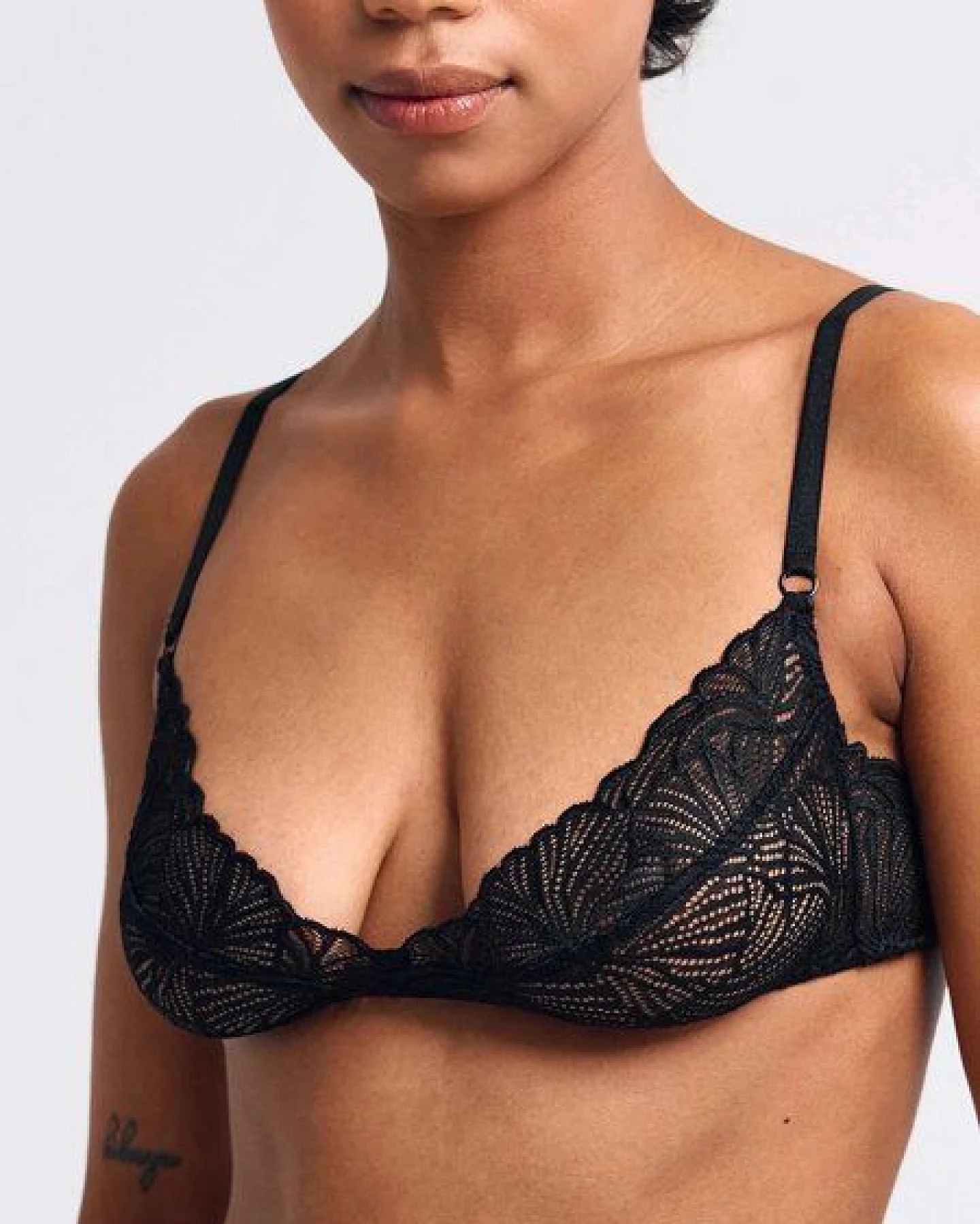 erlich textil Fluid Lace bügelloser BH mit Spitze, made in Europe – Ansicht 3