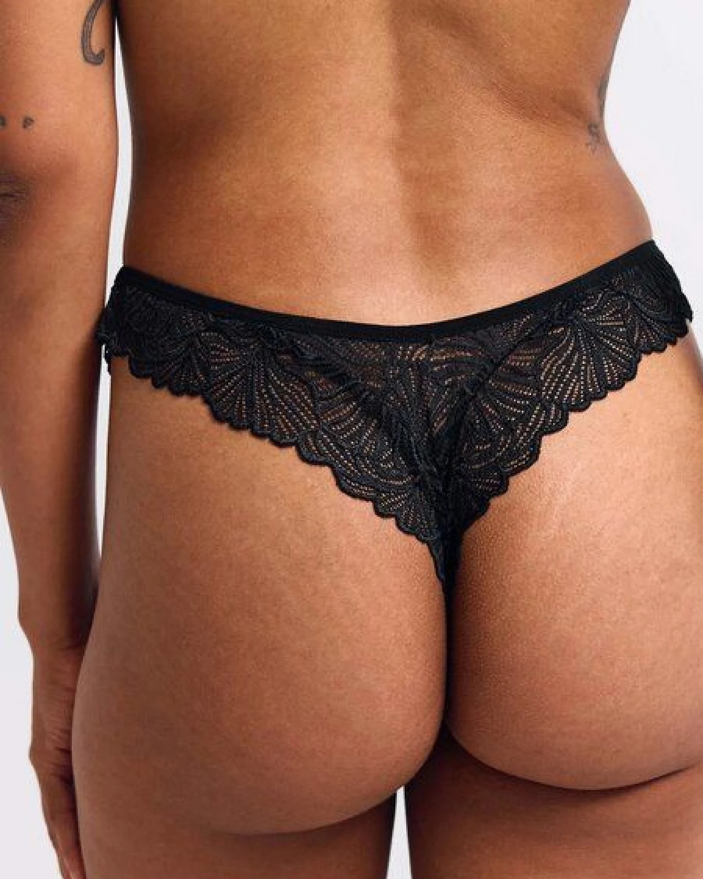 erlich textil Fluid Lace Brazil String mit Spitze, made in Europe – Ansicht 3