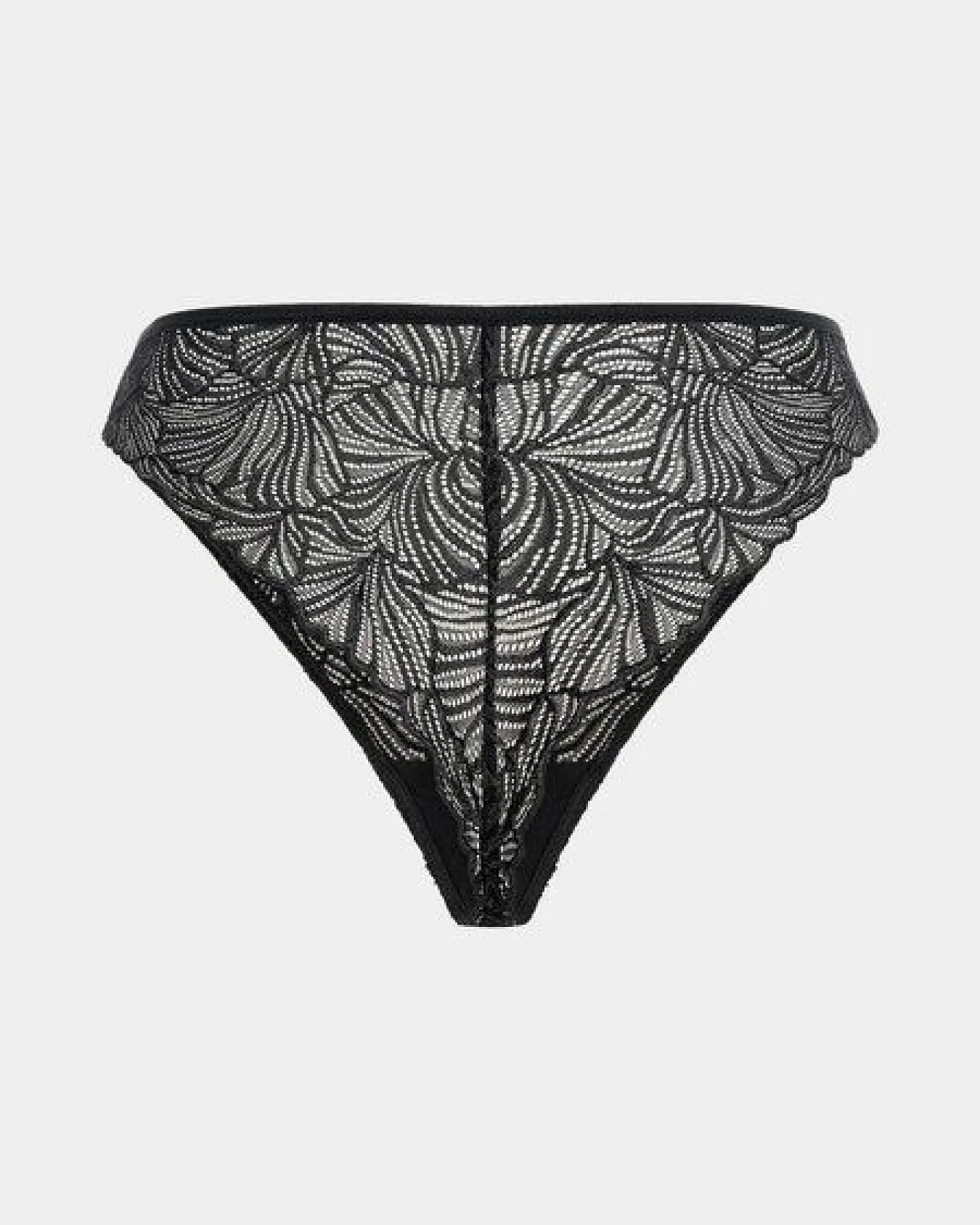 erlich textil Fluid Lace High Waist Brazil String mit Spitze, made in Europe – Ansicht 3