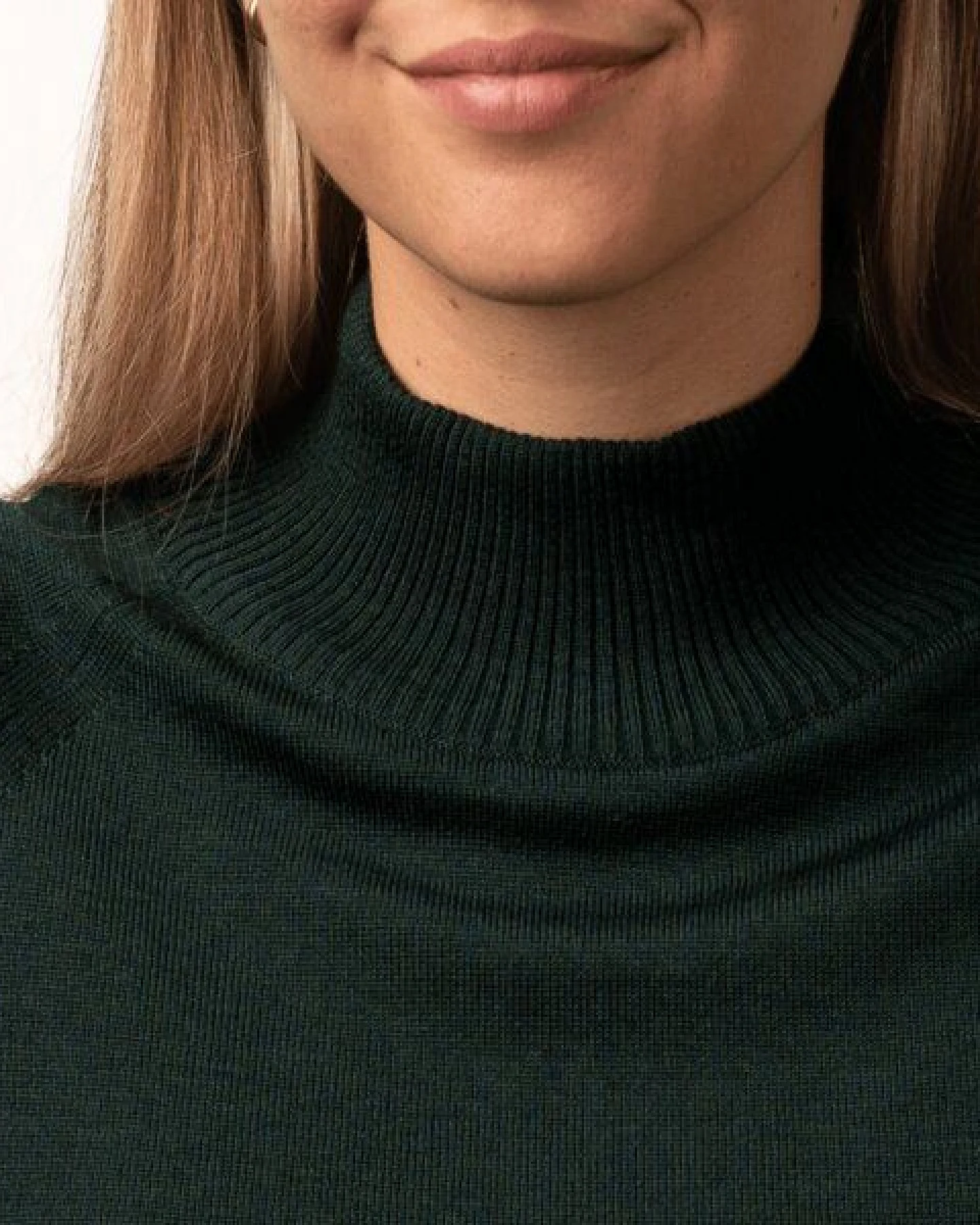 Kopyto Damen Strick Pullover Stehkragenpullover aus 100% Merinowolle RWS-zertifiziert Eco – Ansicht 3