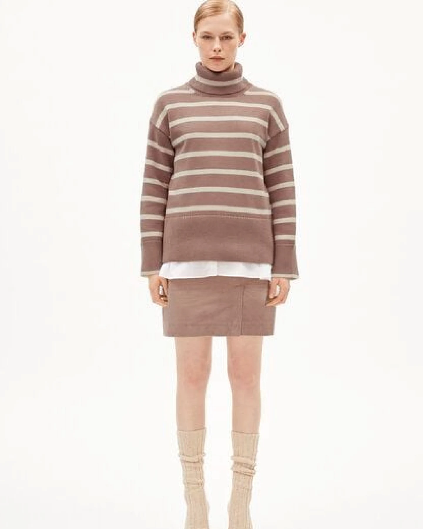 ARMEDANGELS CHANAA STRIPES Damen Pullover Loose Fit aus Bio-Baumwolle – Ansicht 4