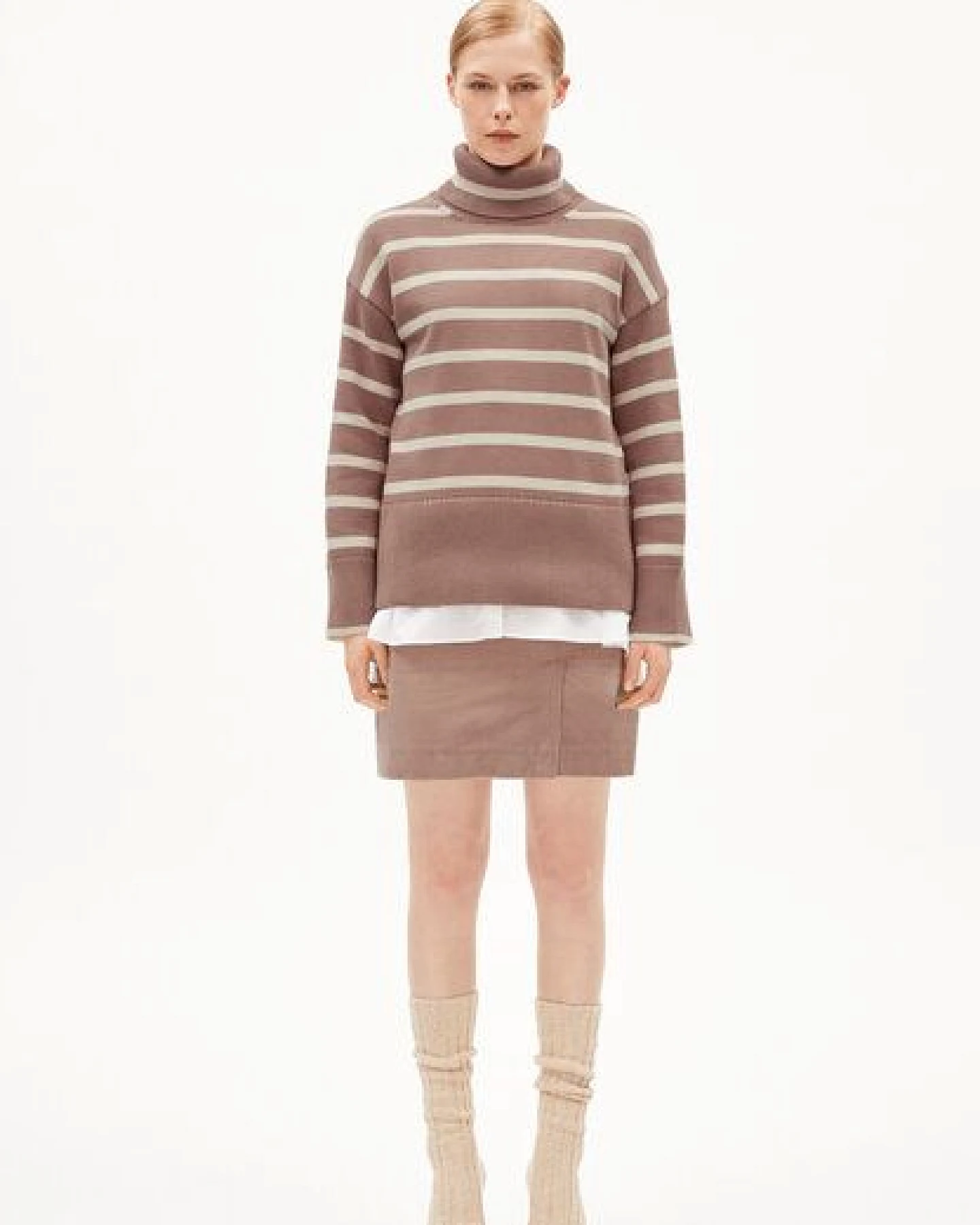 ARMEDANGELS CHANAA STRIPES Damen Pullover Loose Fit aus Bio-Baumwolle – Ansicht 4