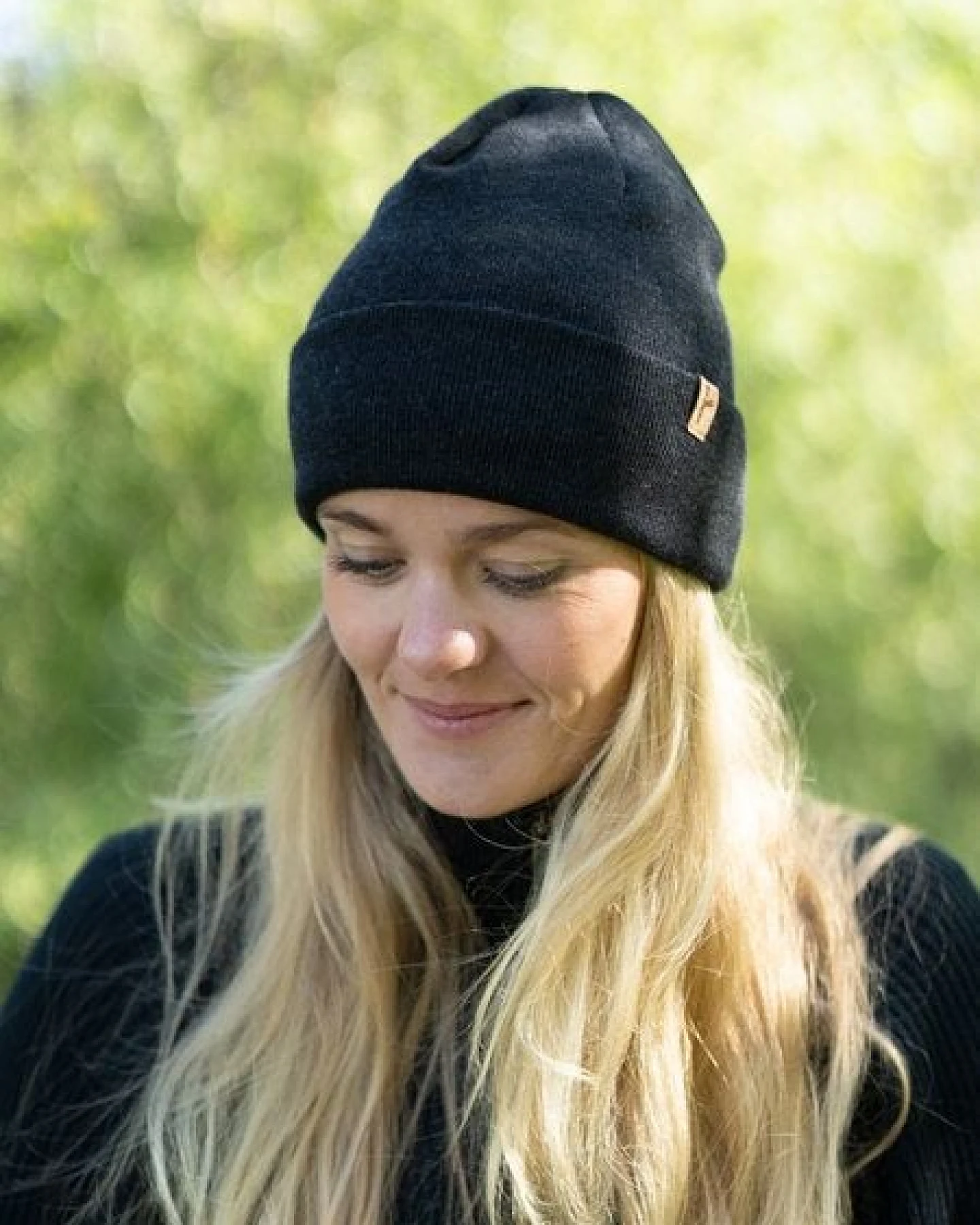 FUXBAU Merino Kork Beanie – Ansicht 3