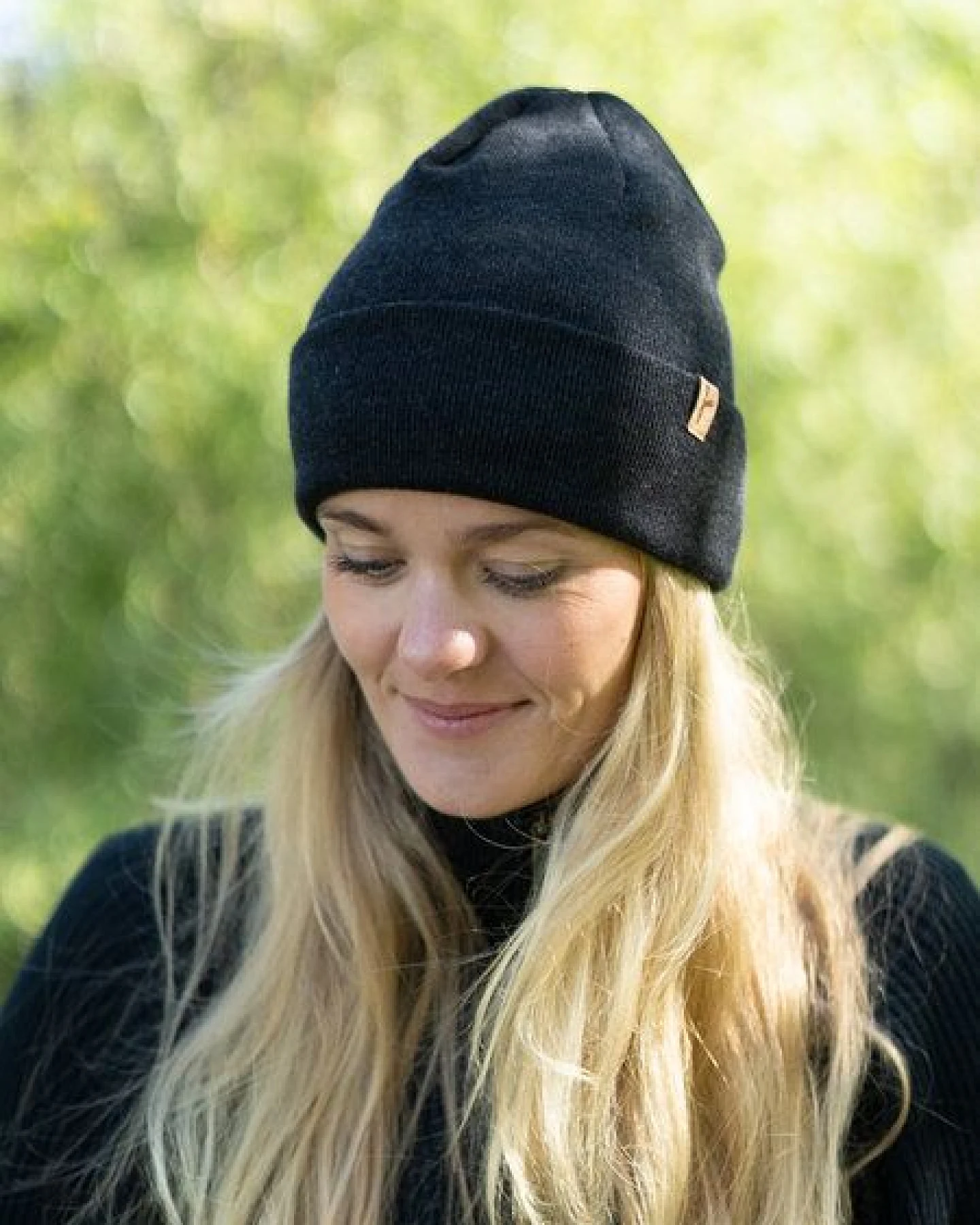 FUXBAU Merino Kork Beanie – Ansicht 3