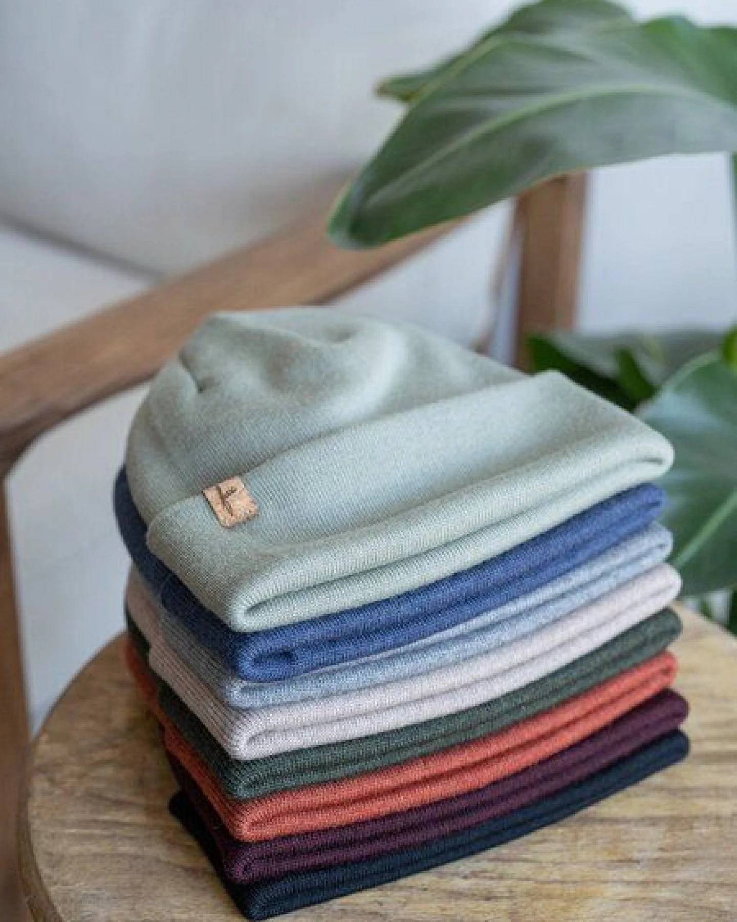 FUXBAU Merino Kork Beanie – Ansicht 3