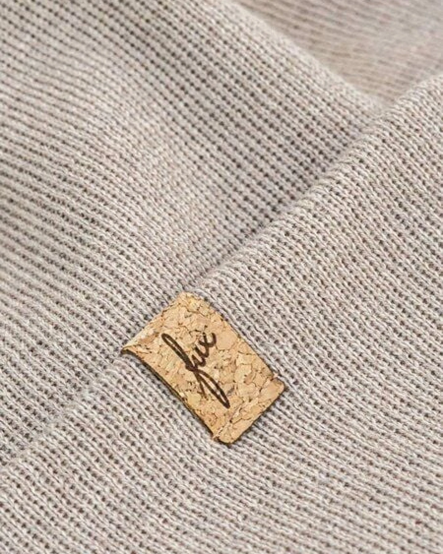 FUXBAU Merino Kork Beanie – Ansicht 3