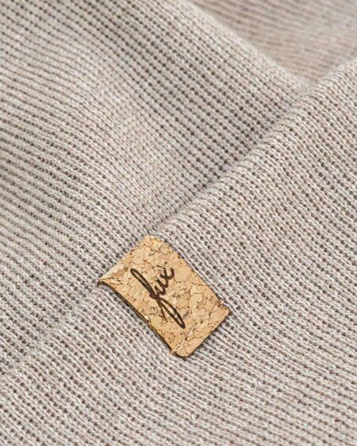 FUXBAU Merino Kork Beanie – Ansicht 3