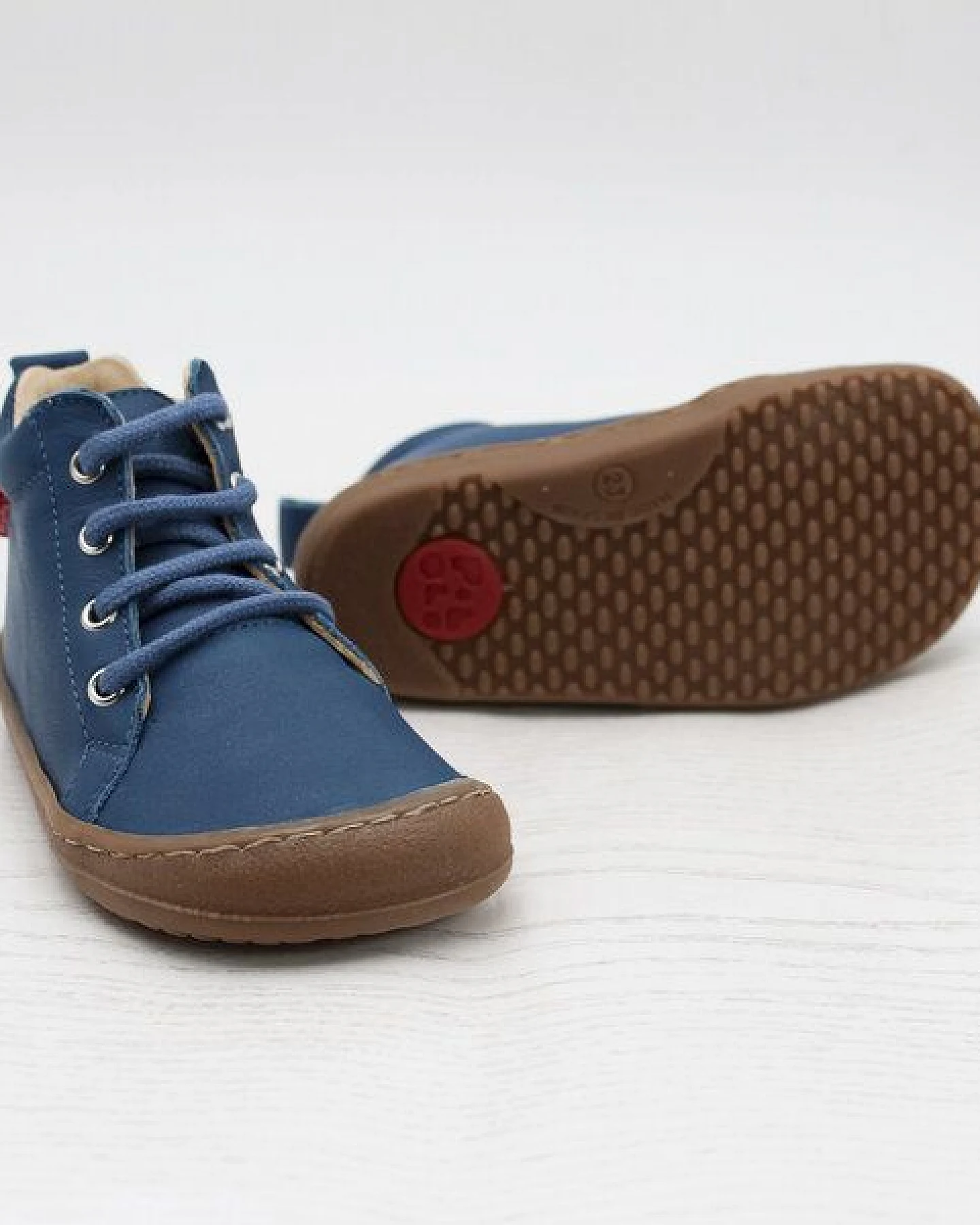 Pololo Barfuß-Halbschuh "ECO" zum Schnüren, aus chromfreiem Leder, unisex – Ansicht 4