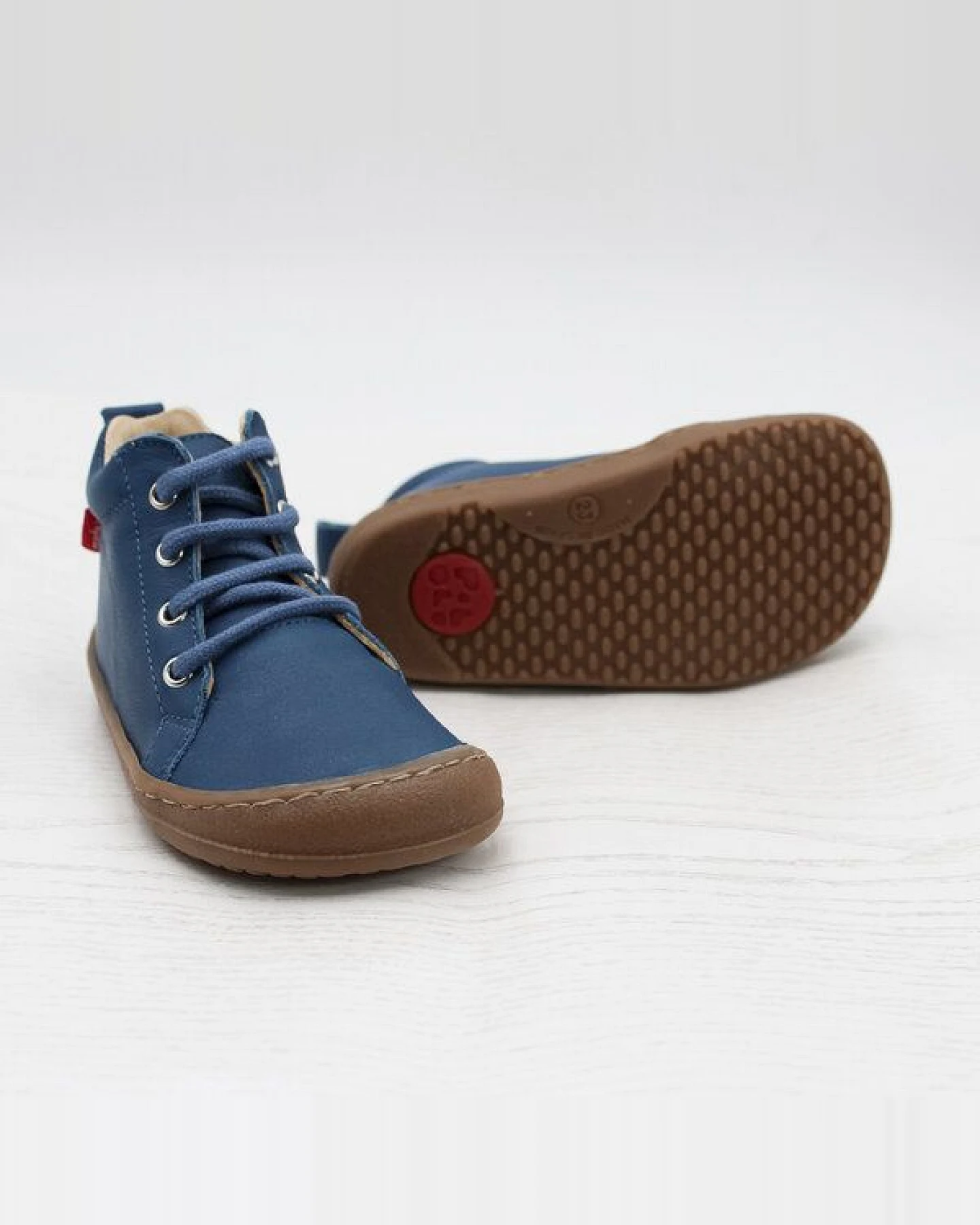 Pololo Barfuß-Halbschuh "ECO" zum Schnüren, aus chromfreiem Leder, unisex – Ansicht 4